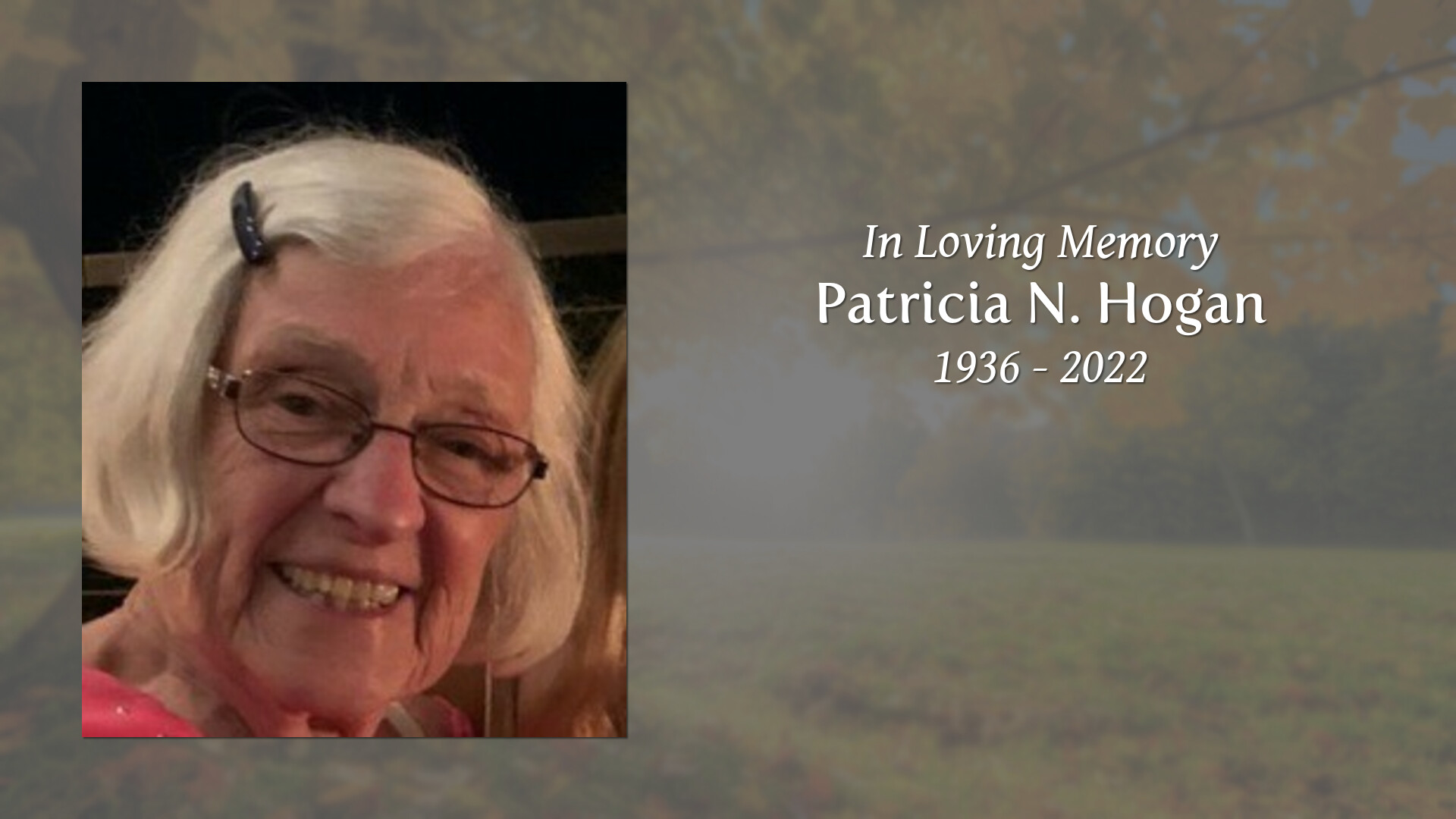 Patricia N. Hogan Tribute Video