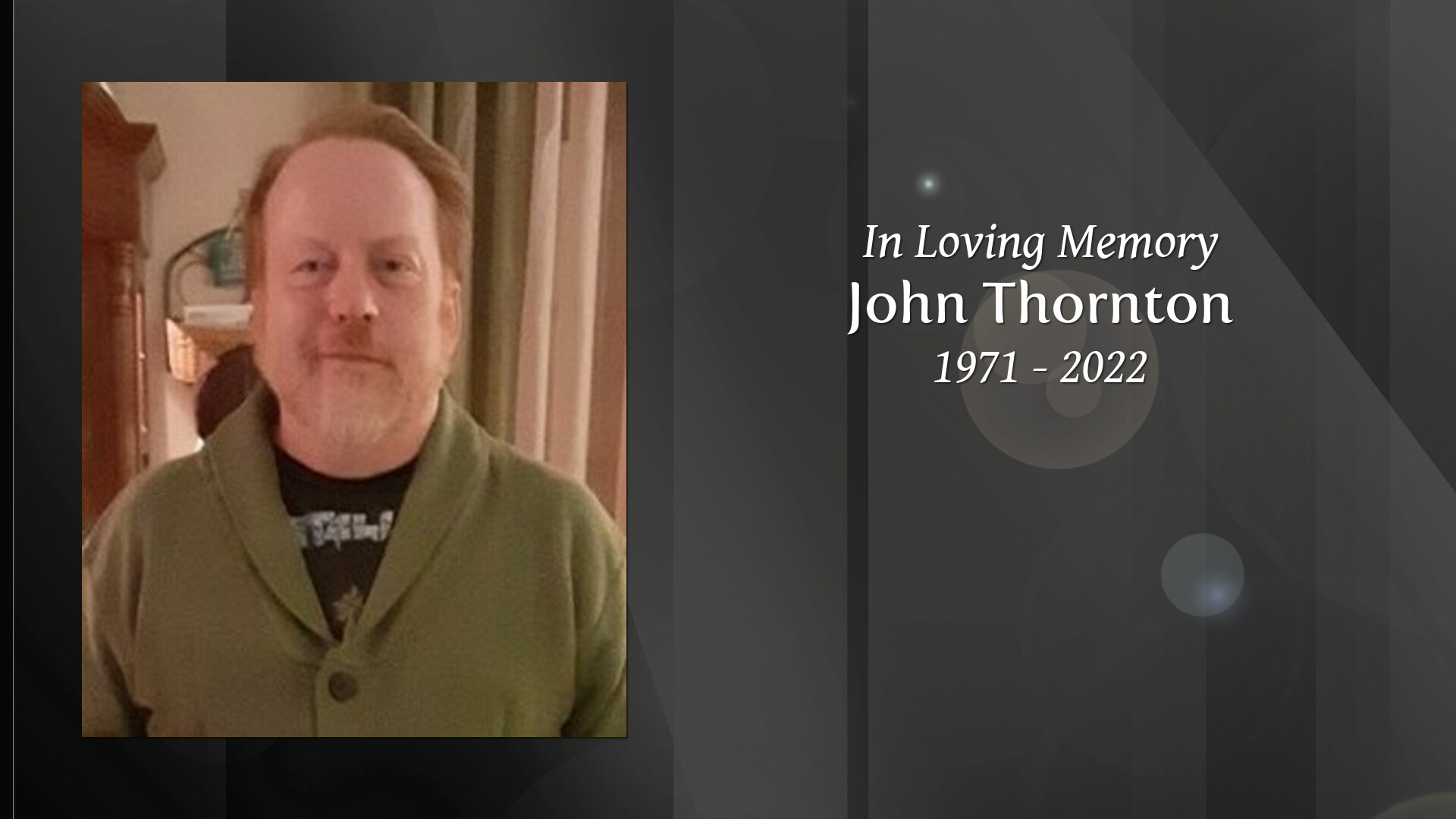 John Thornton Tribute Video