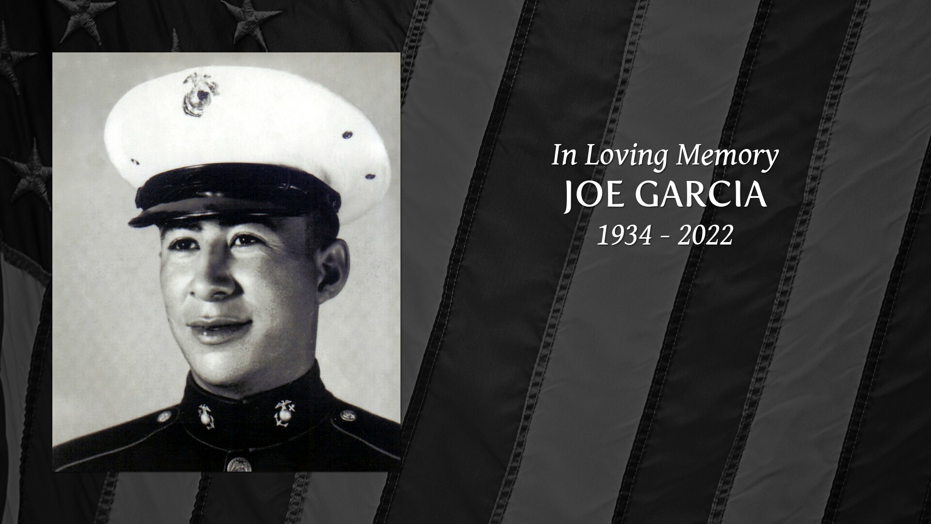 JOE GARCIA Tribute Video