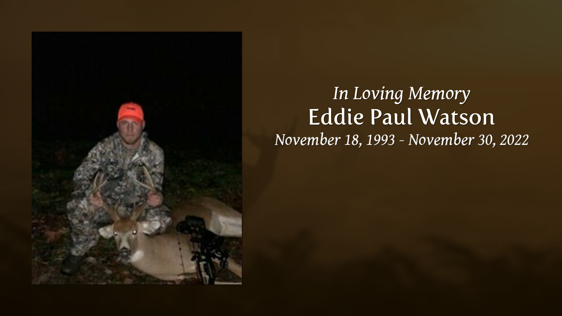 Eddie Paul Watson Tribute Video