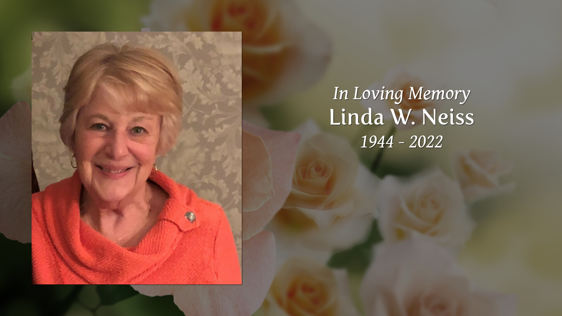Linda w neiss tribute video