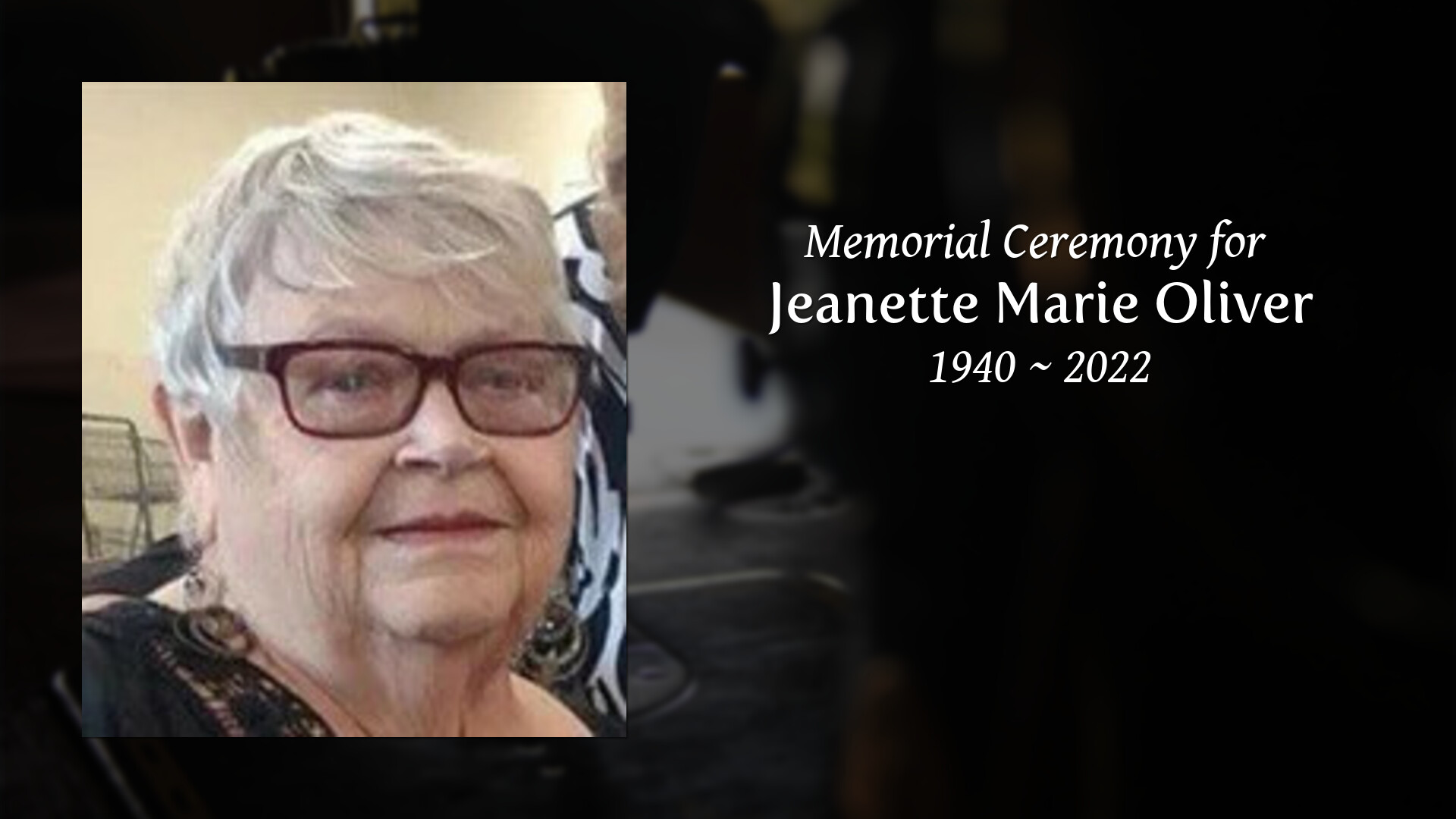 Marie Oliver Tribute Video