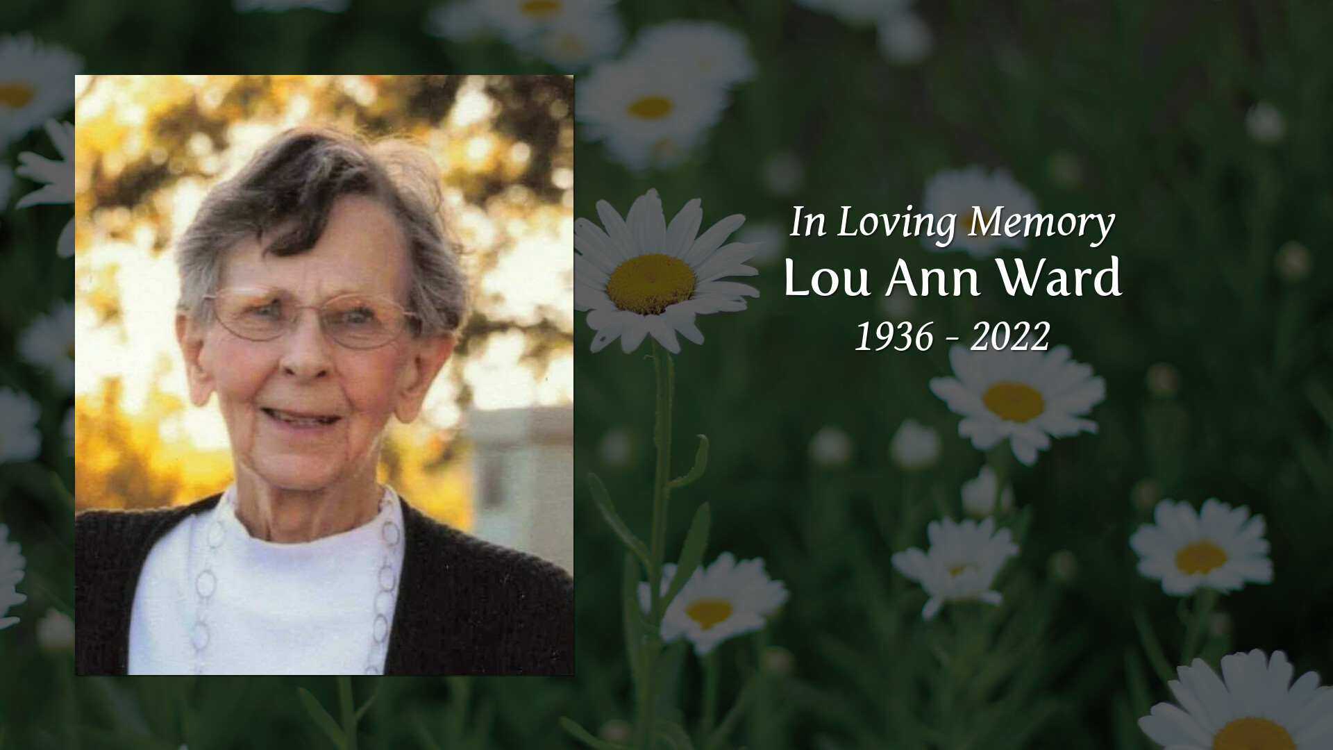 Lou Ann Ward Tribute Video