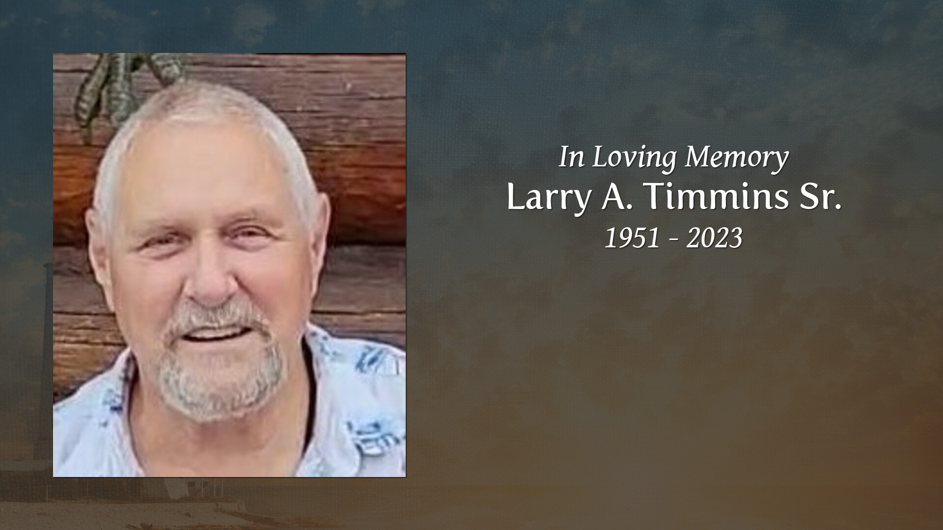 Larry A. Timmins Sr. Tribute Video