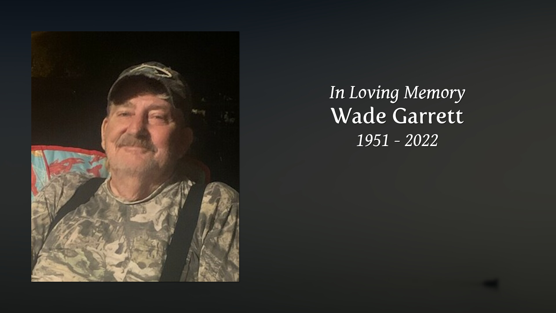 Wade garrett tribute video