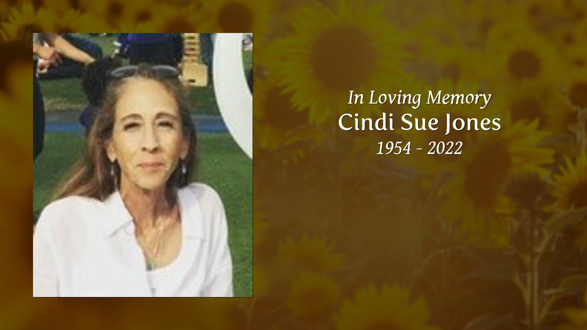 Cindi Sue Jones Tribute Video