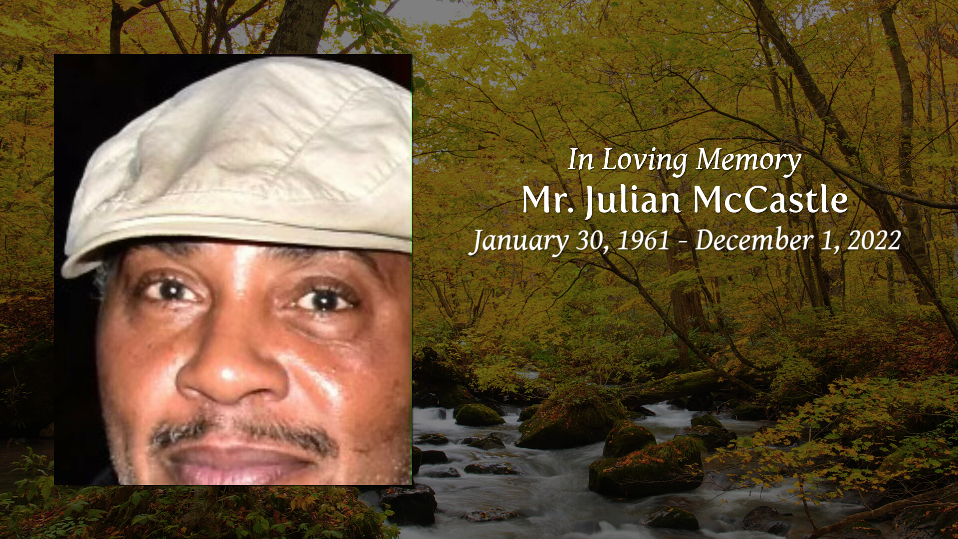 Mr julian mccastle tribute video