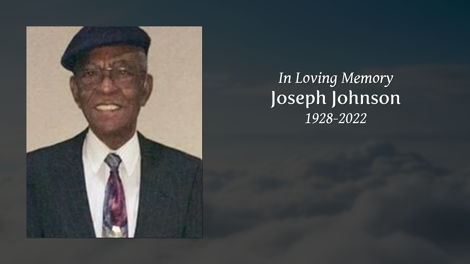 Joseph Johnson Tribute Video