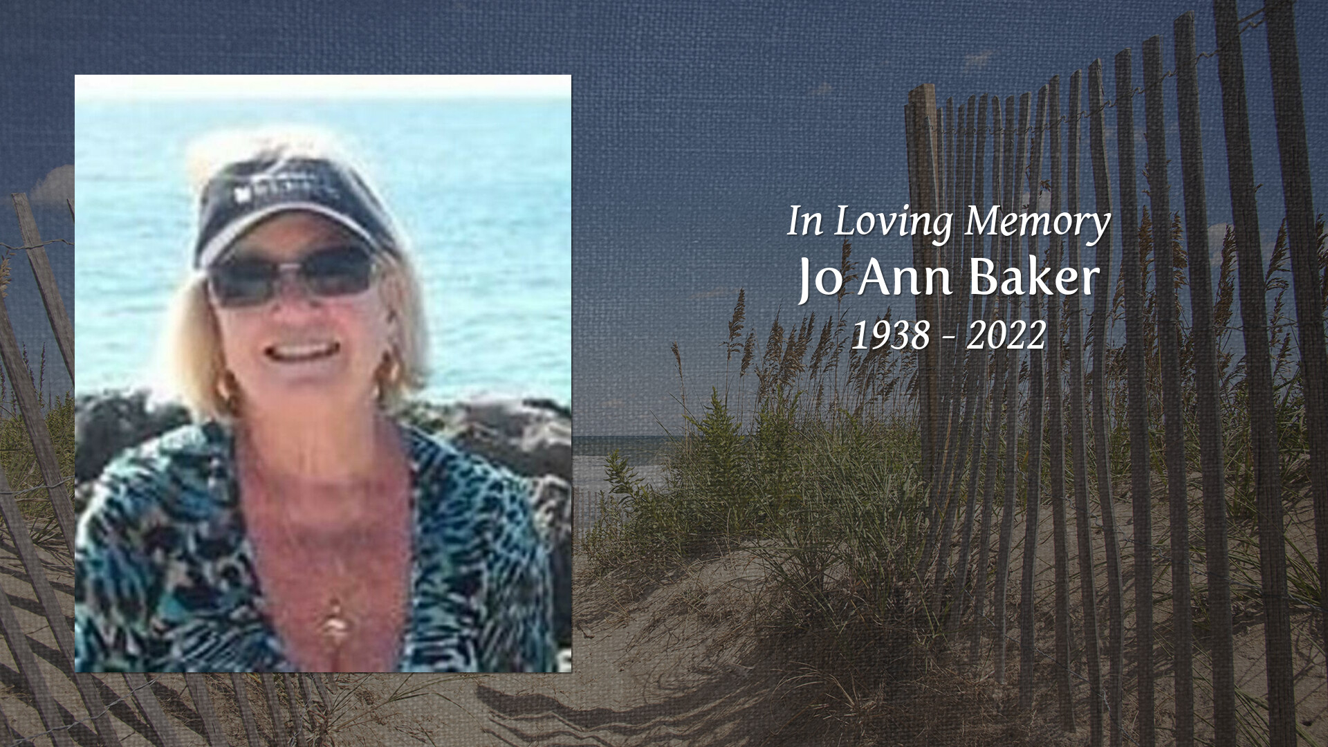 Jo Ann Baker Tribute Video
