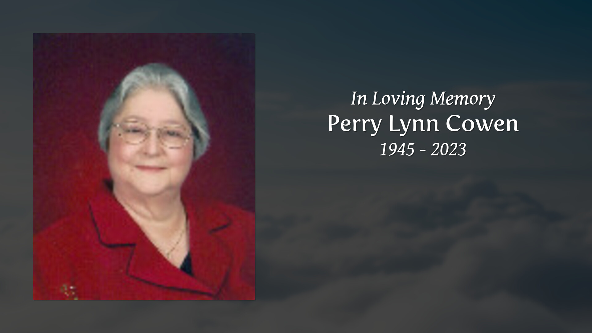 Perry Lynn Cowen Tribute Video
