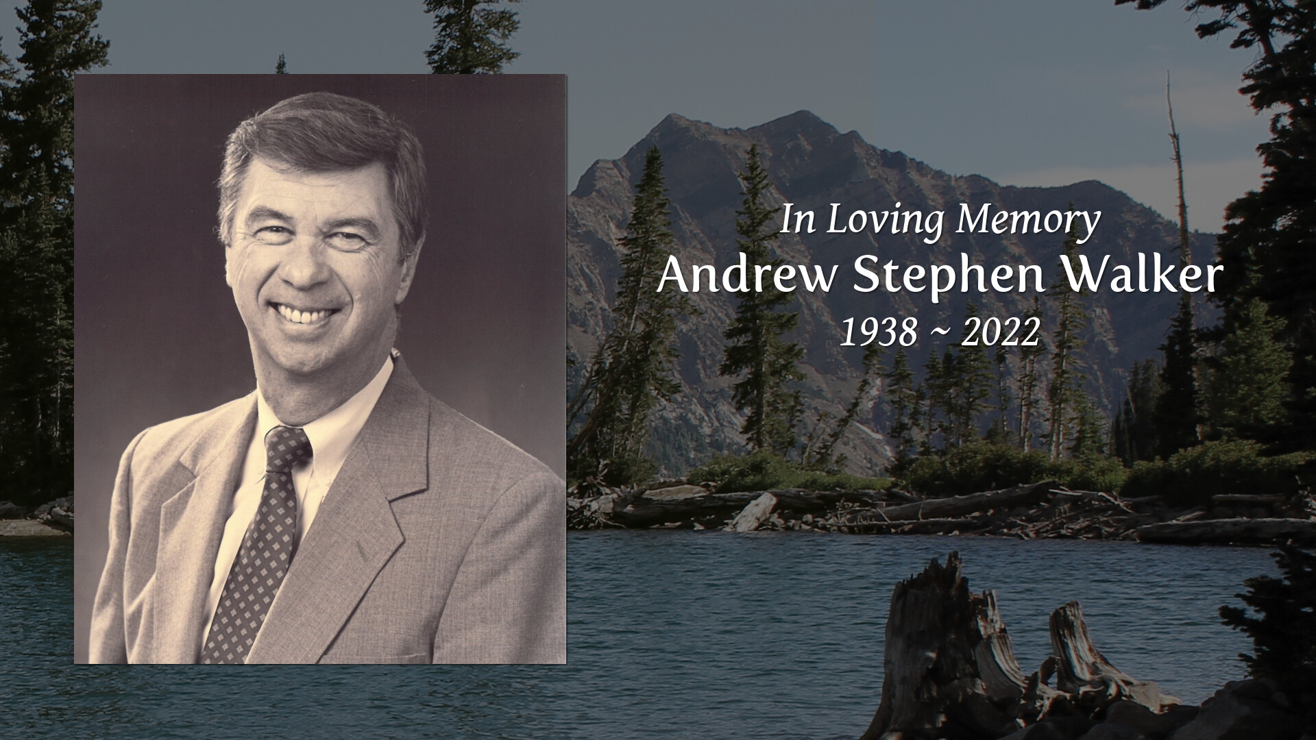 Andrew stephen walker tribute video