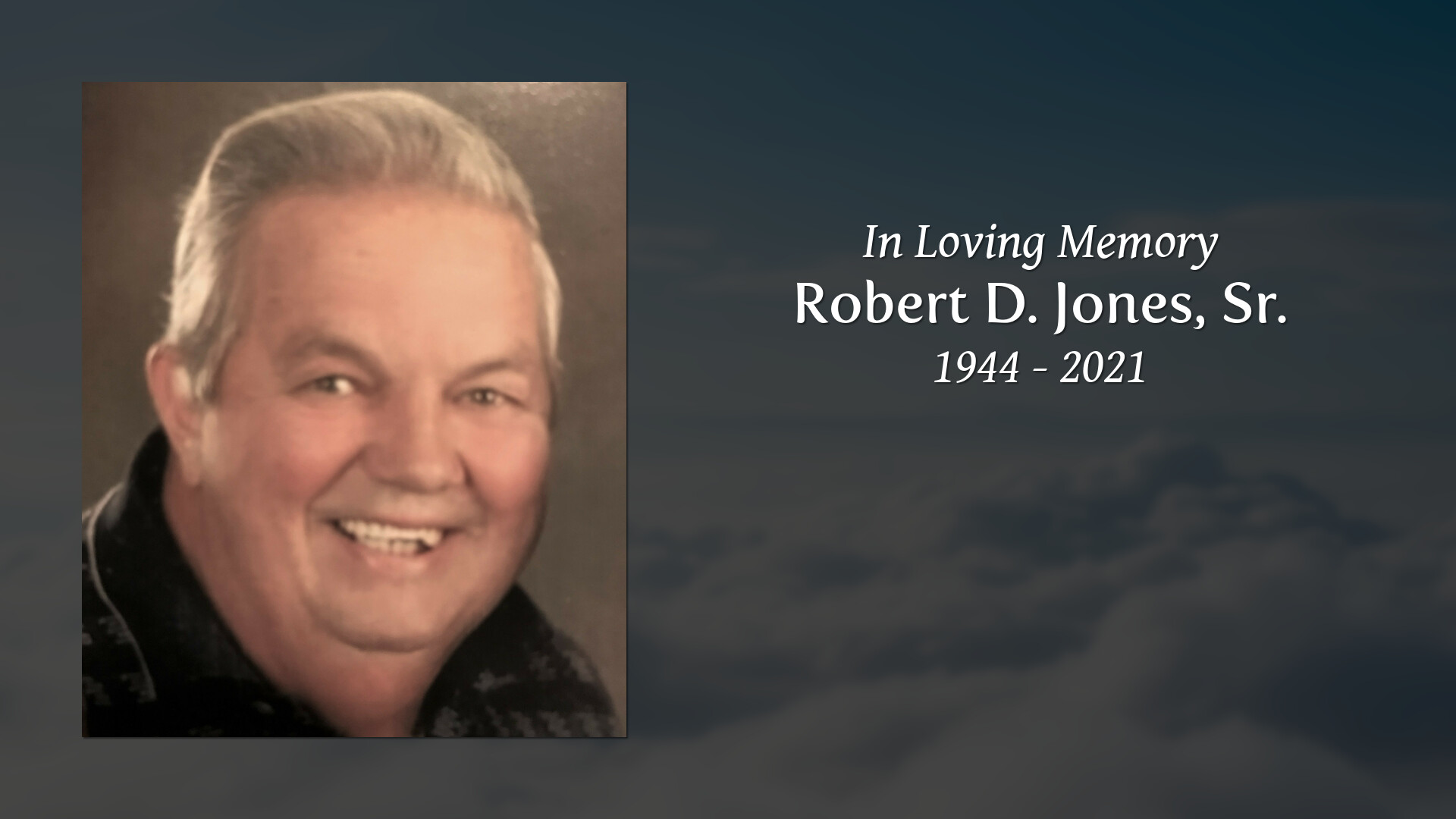 Robert D. Jones, Sr. Tribute Video