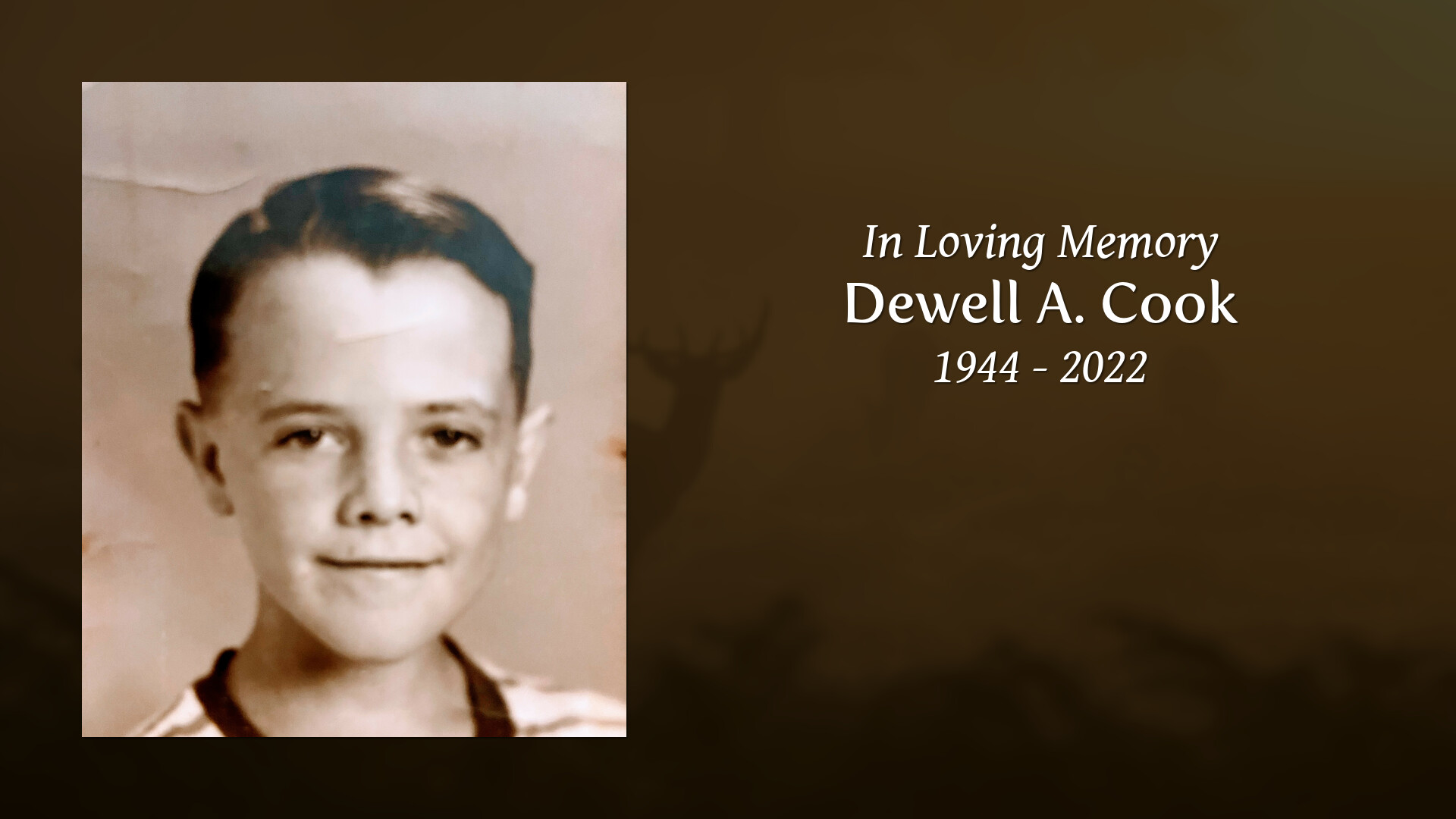 Dewell A. Cook Tribute Video