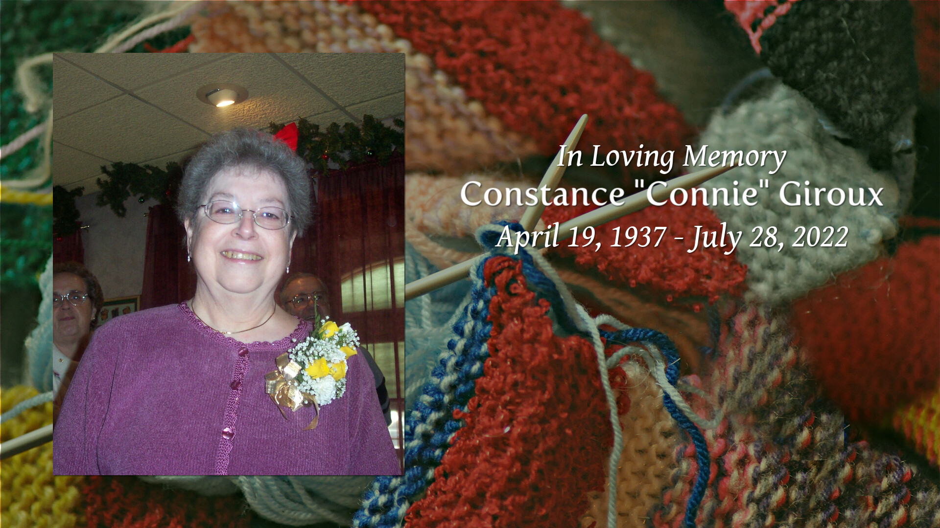 Constance "Connie" Giroux Tribute Video
