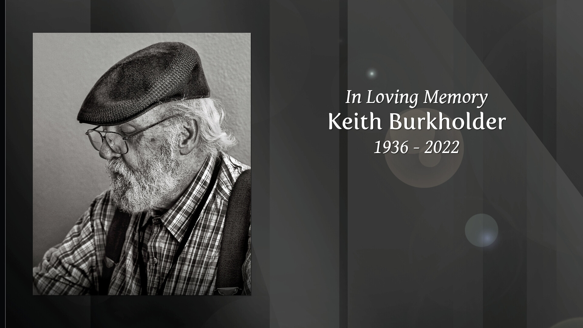 Keith Burkholder Tribute Video