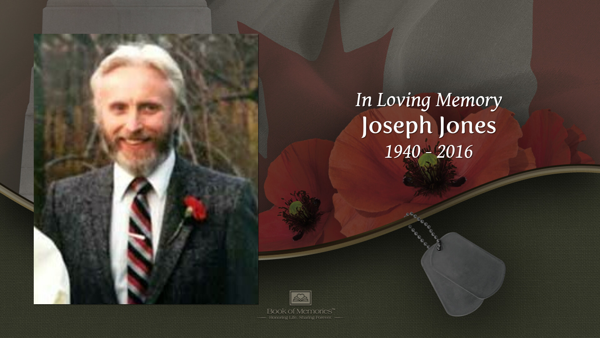Joseph jones tribute video