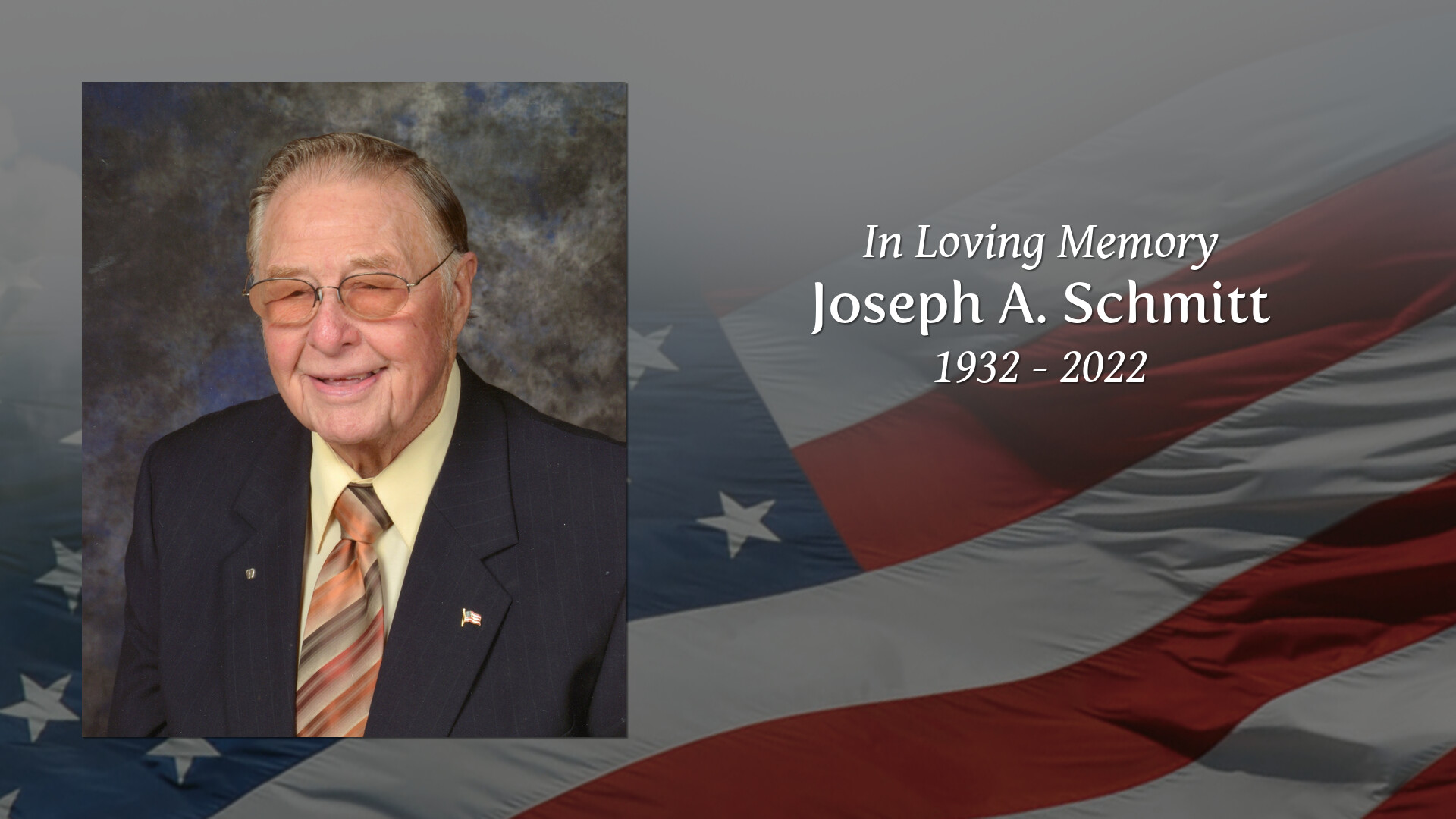 Joseph A. Schmitt Tribute Video