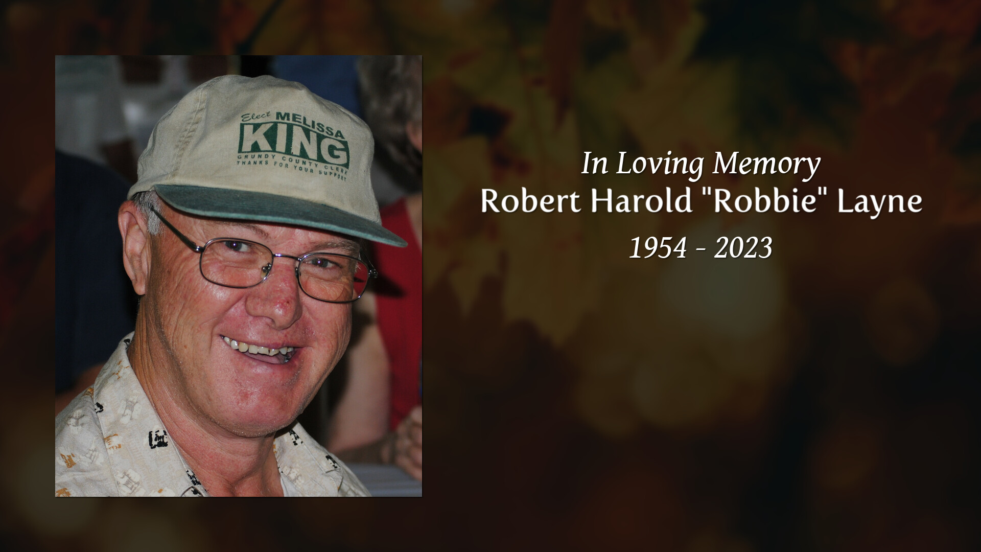 Robert Harold "Robbie" Layne Tribute Video