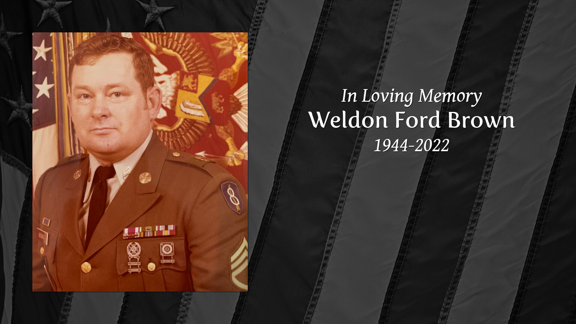 Weldon Ford Brown Tribute Video
