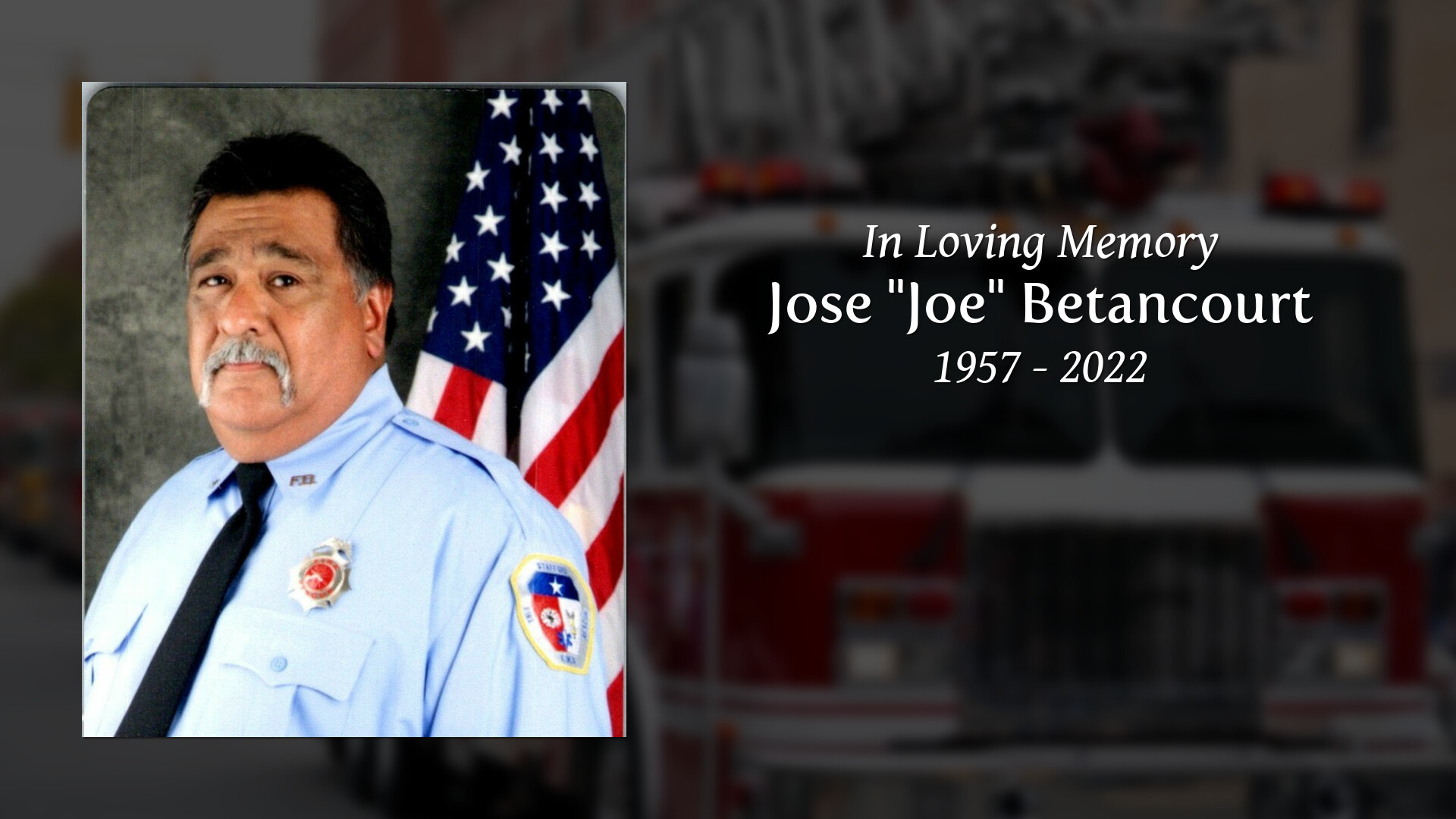 Jose "Joe" Betancourt Tribute Video