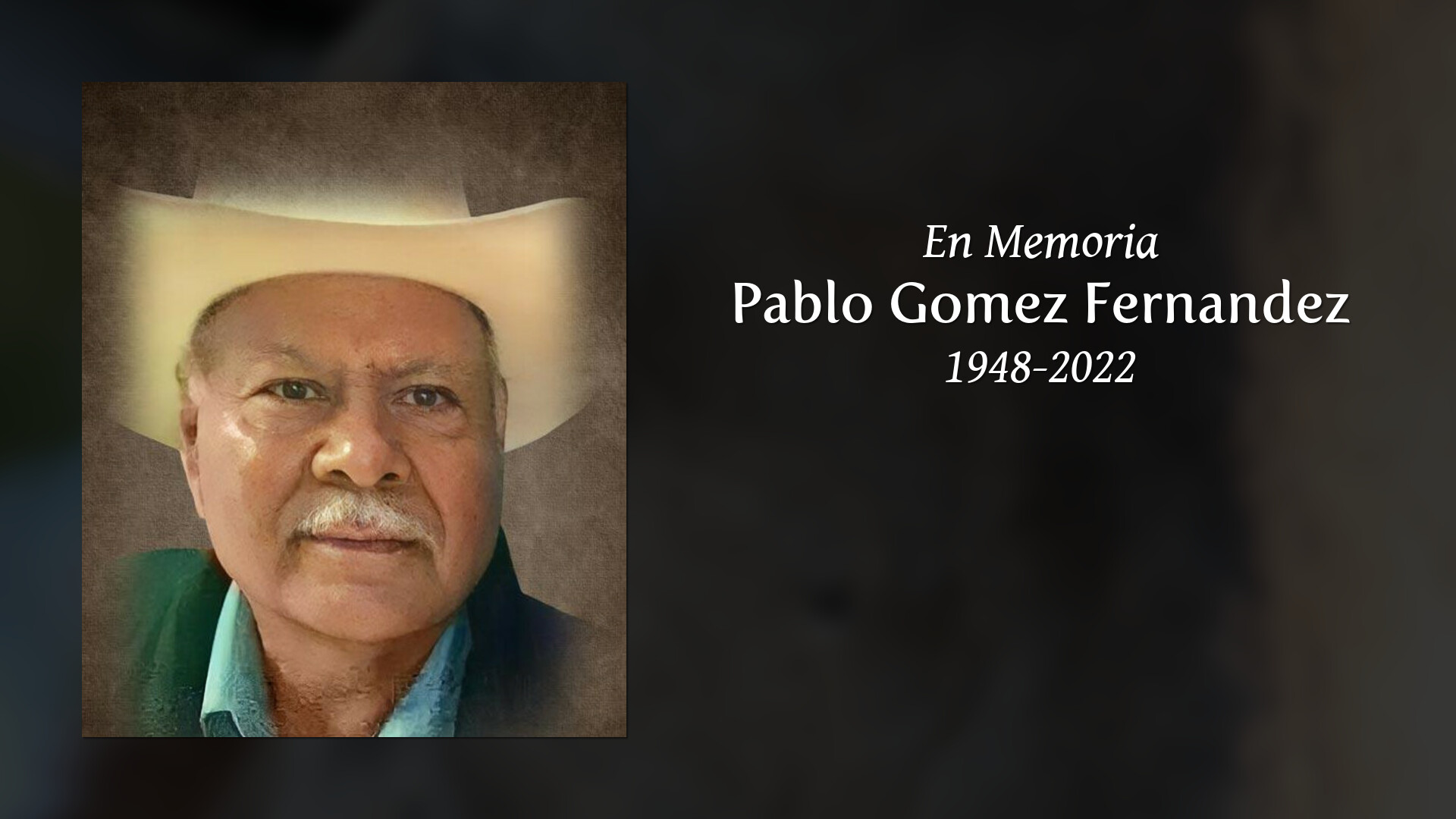 Pablo Gomez Fernandez Tribute Video