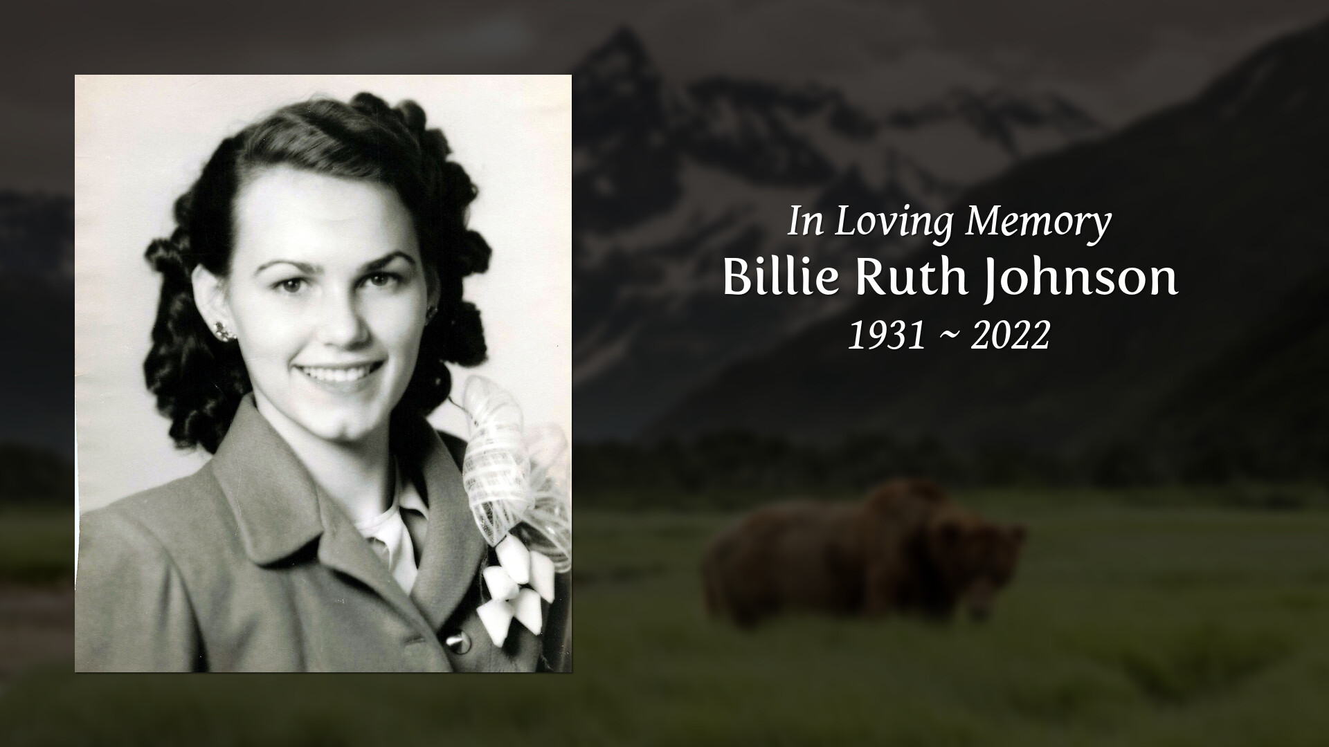 Billie Ruth Johnson Tribute Video