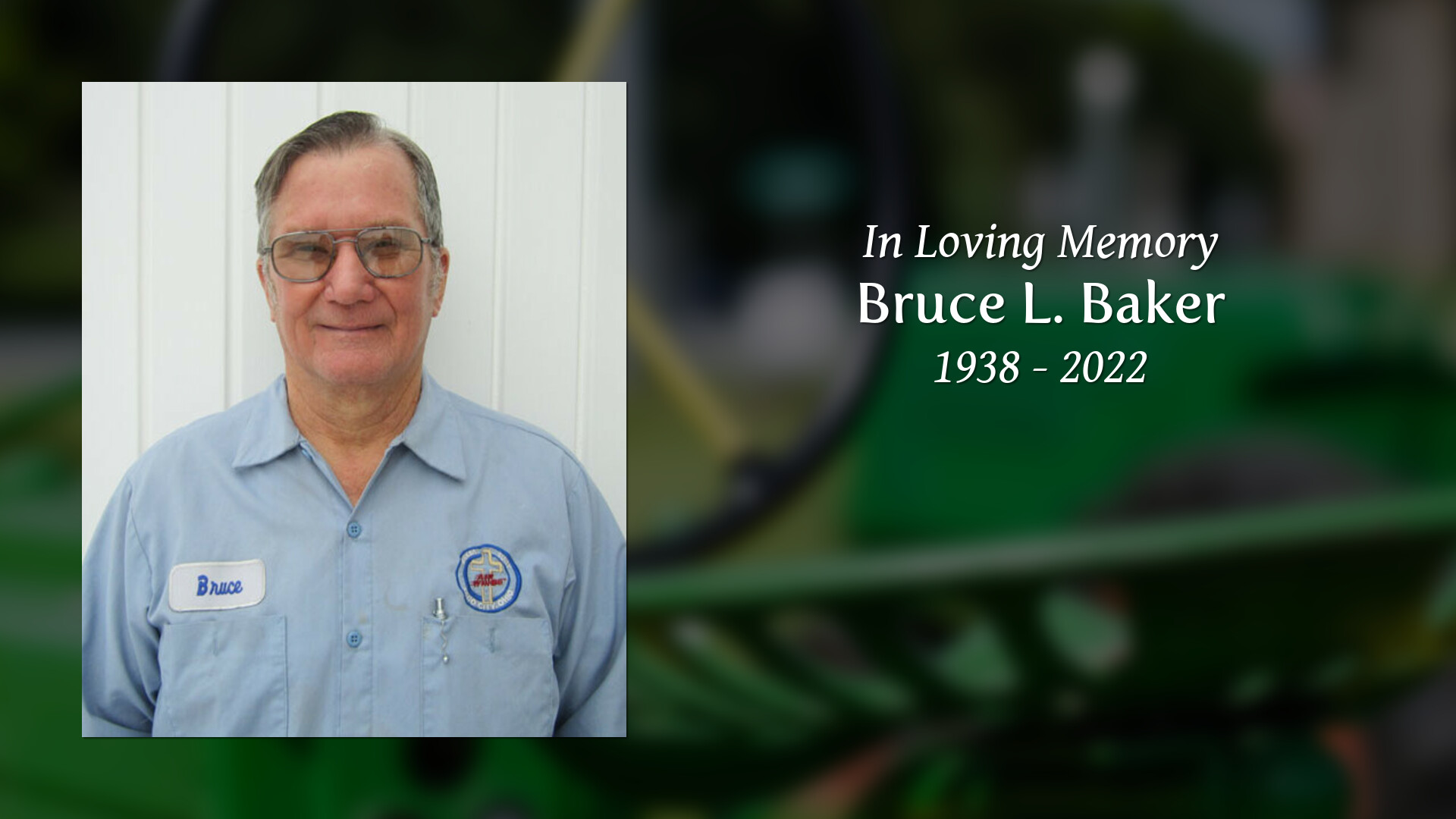 Bruce L. Baker Tribute Video