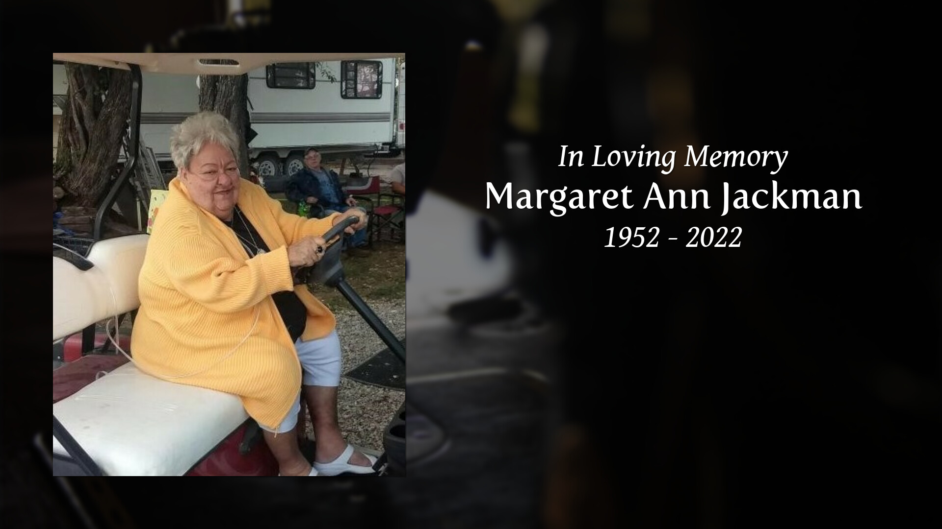 Margaret Ann Jackman Tribute Video