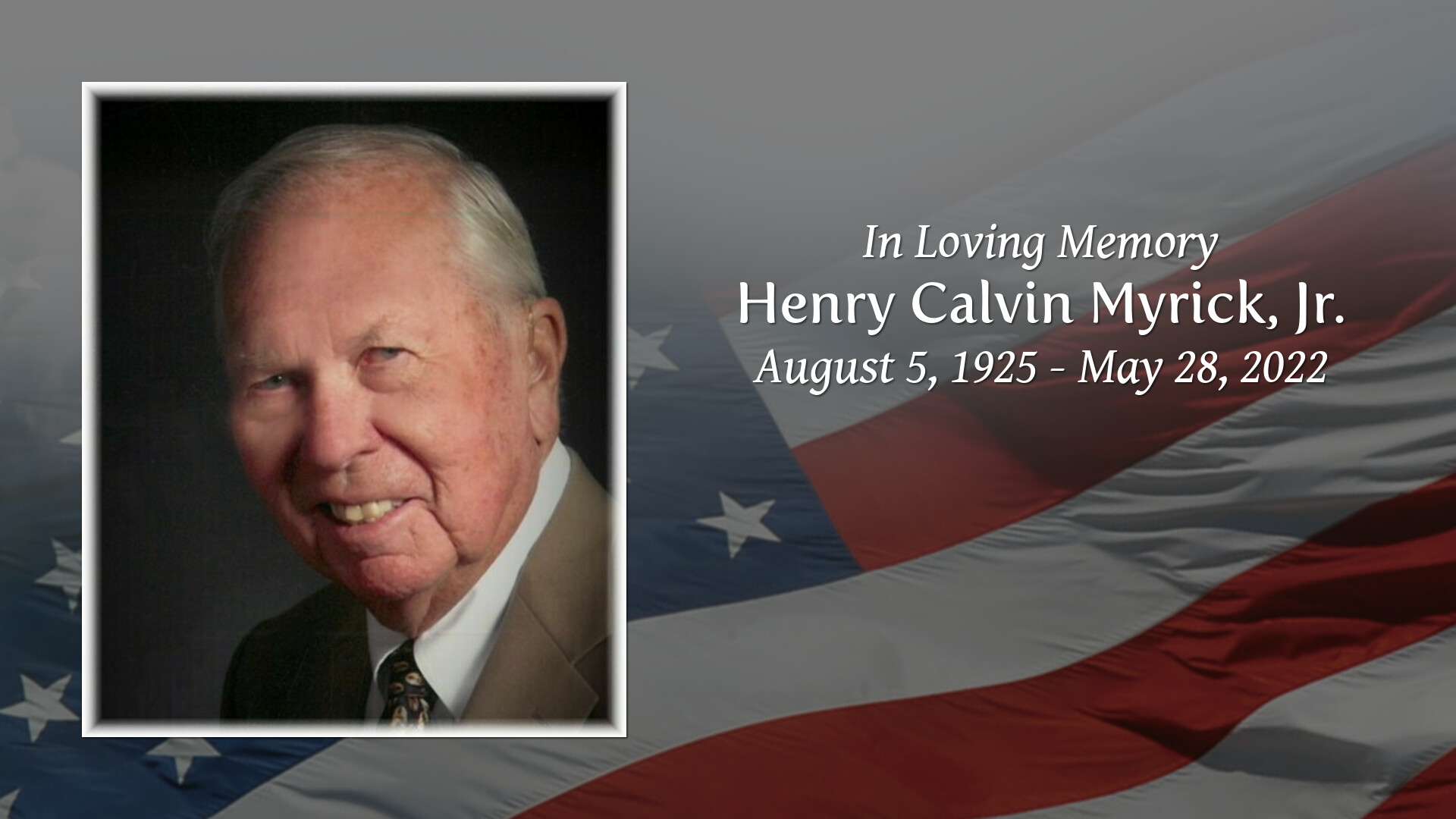 Henry calvin myrick jr tribute video