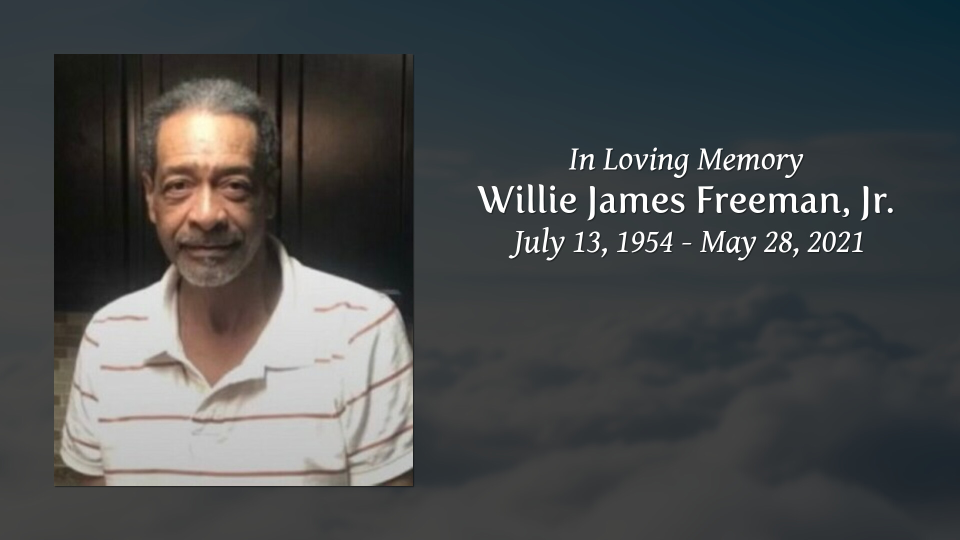 Willie James Freeman, Jr. Tribute Video