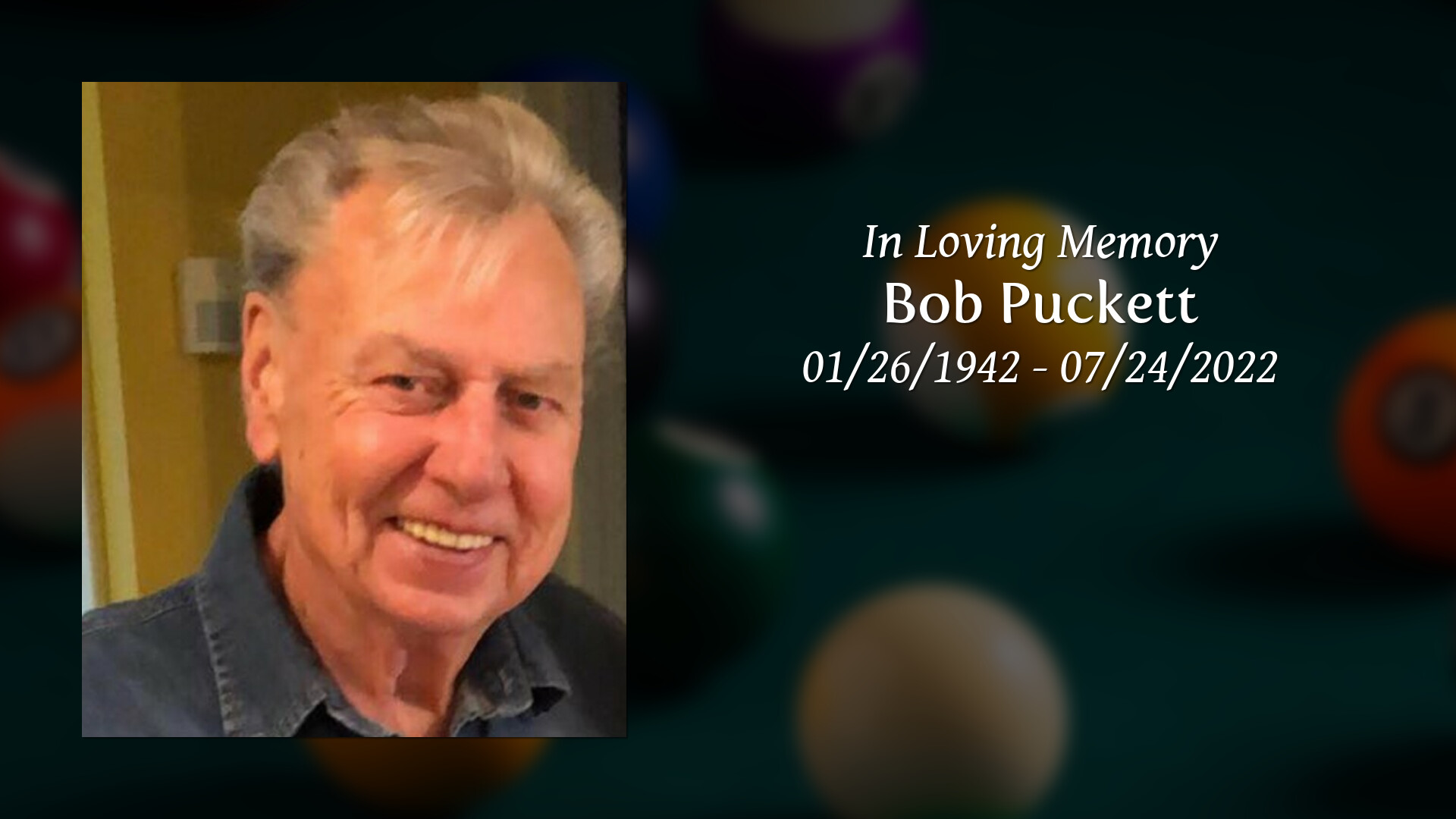 Bob Puckett Tribute Video