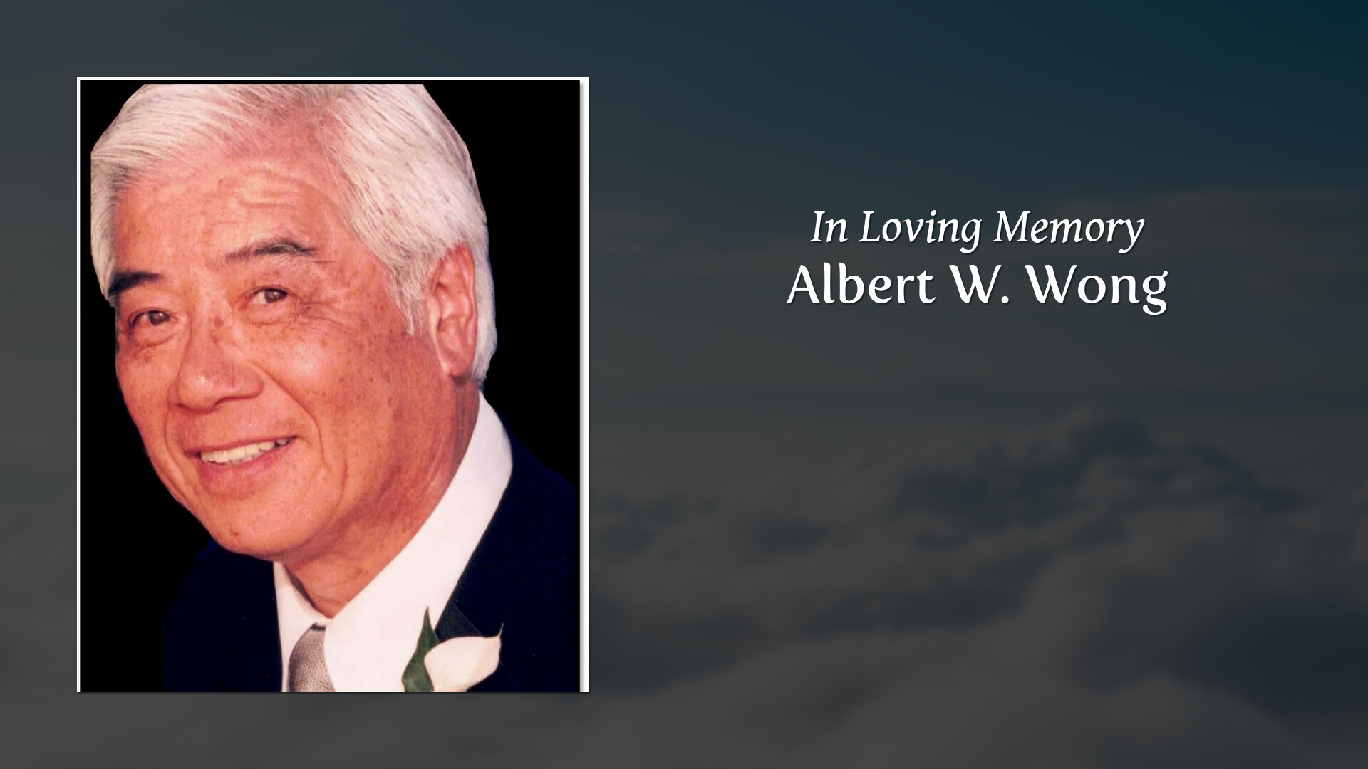 Albert W. Wong Tribute Video