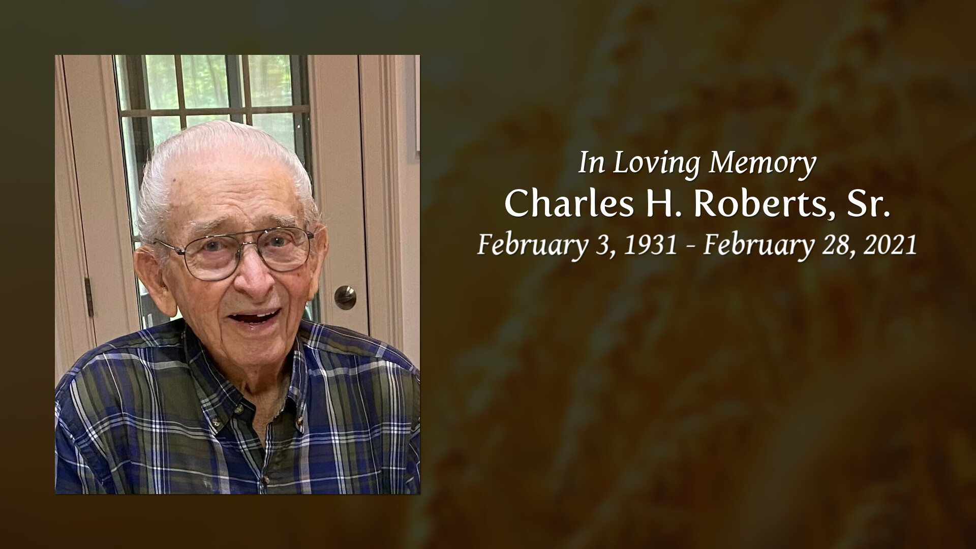 Charles H. Roberts, Sr. Tribute Video
