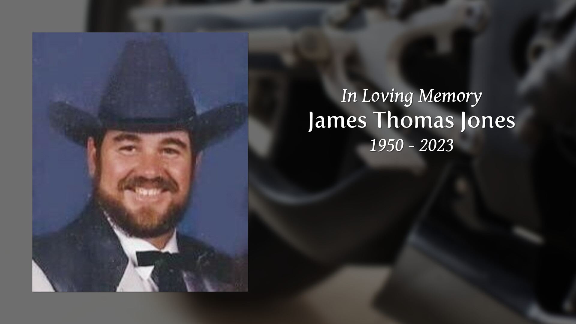 James Thomas Jones Tribute Video