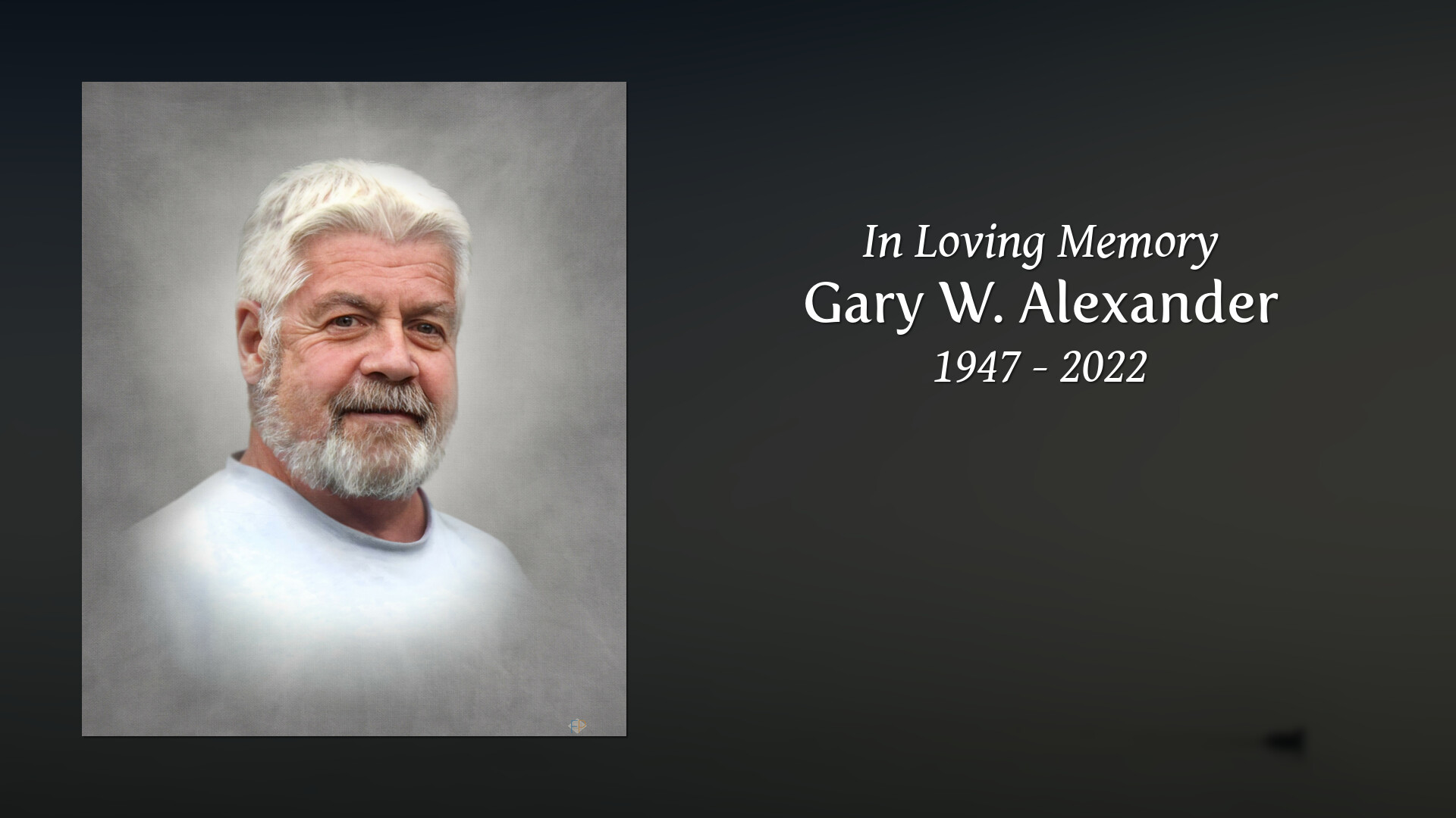 Gary W. Alexander Tribute Video