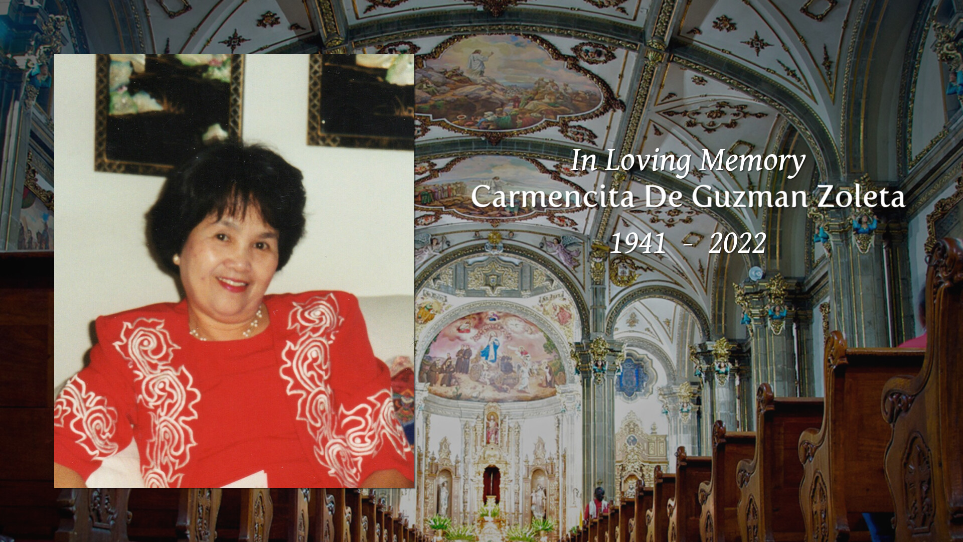 Carmencita De Guzman Zoleta - Tribute Video