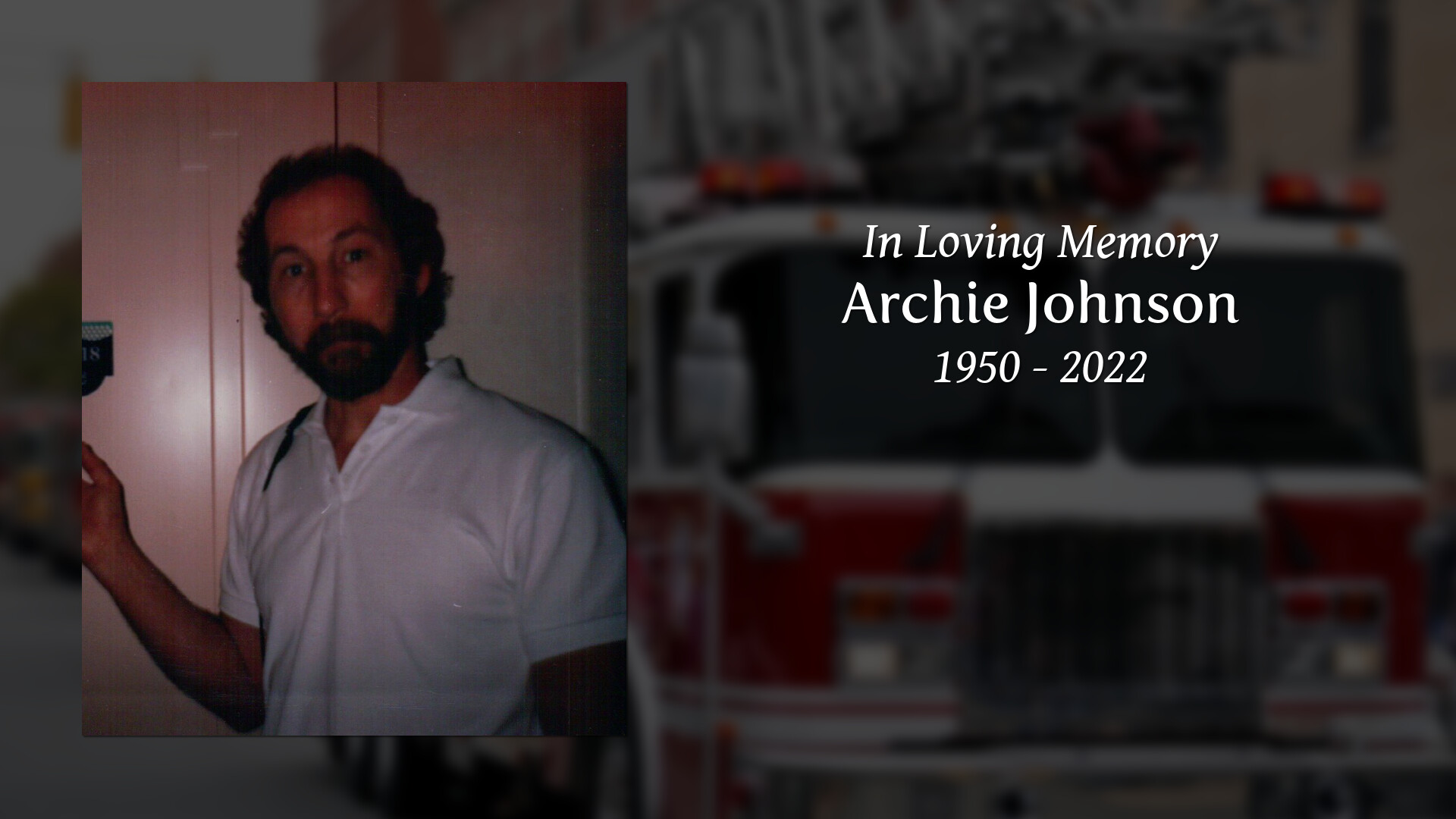 Archie Johnson - Tribute Video