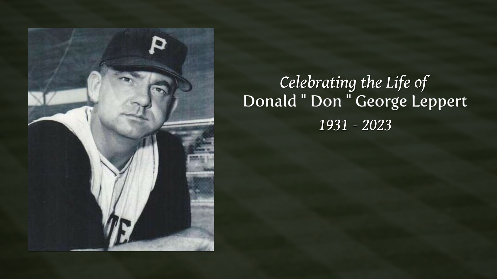 Donald " Don " Leppert Tribute Video