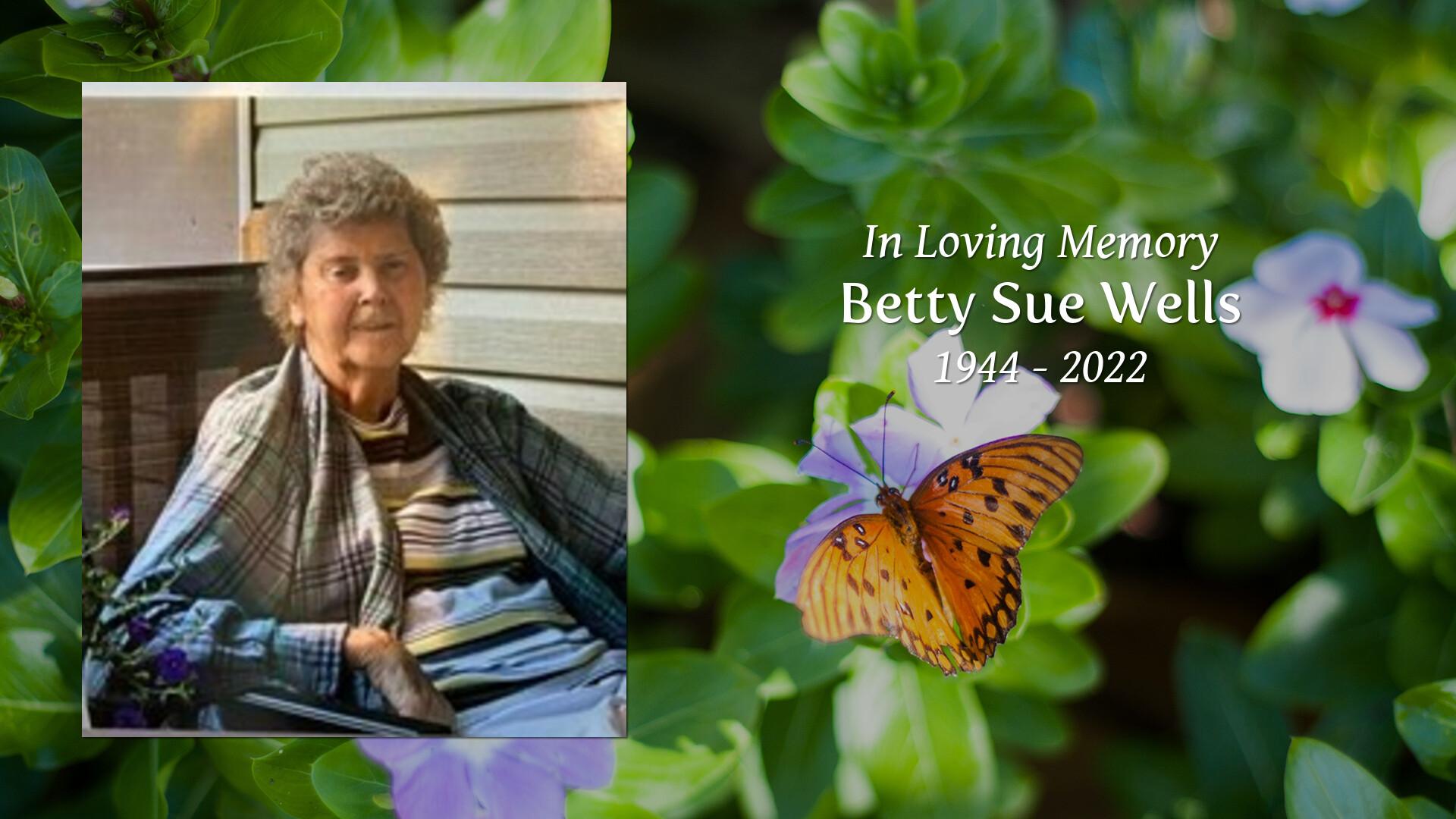 Betty Sue Wells - Tribute Video