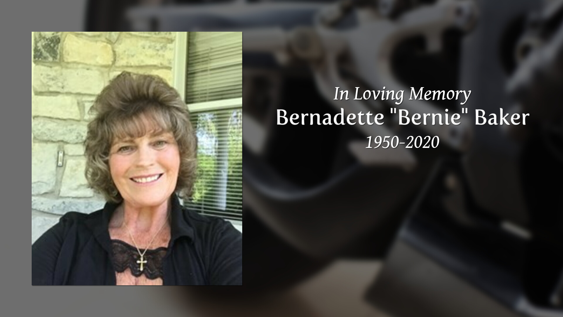 Bernadette "Bernie" Baker Tribute Video