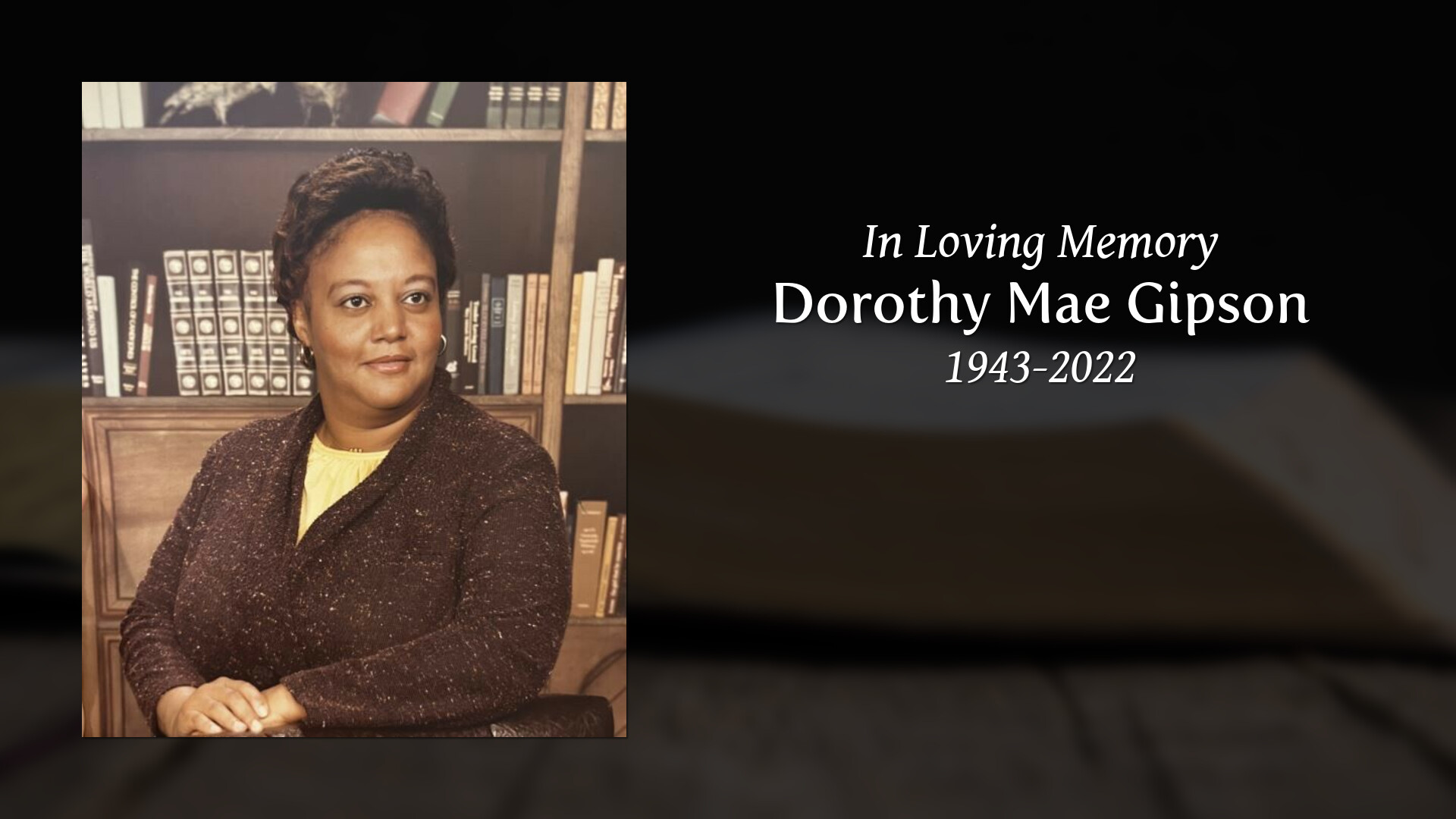 Dorothy Mae Gipson Tribute Video