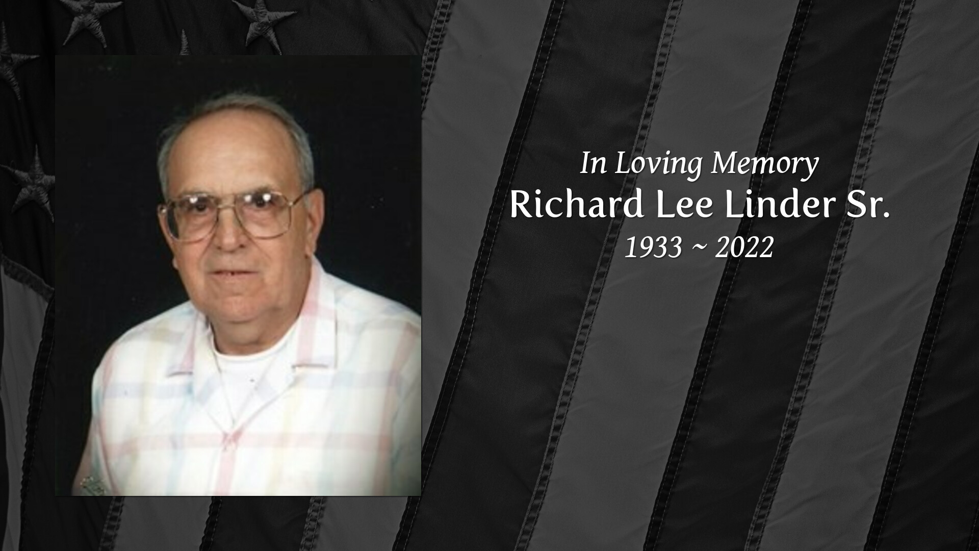 Richard Lee Linder Sr. Tribute Video