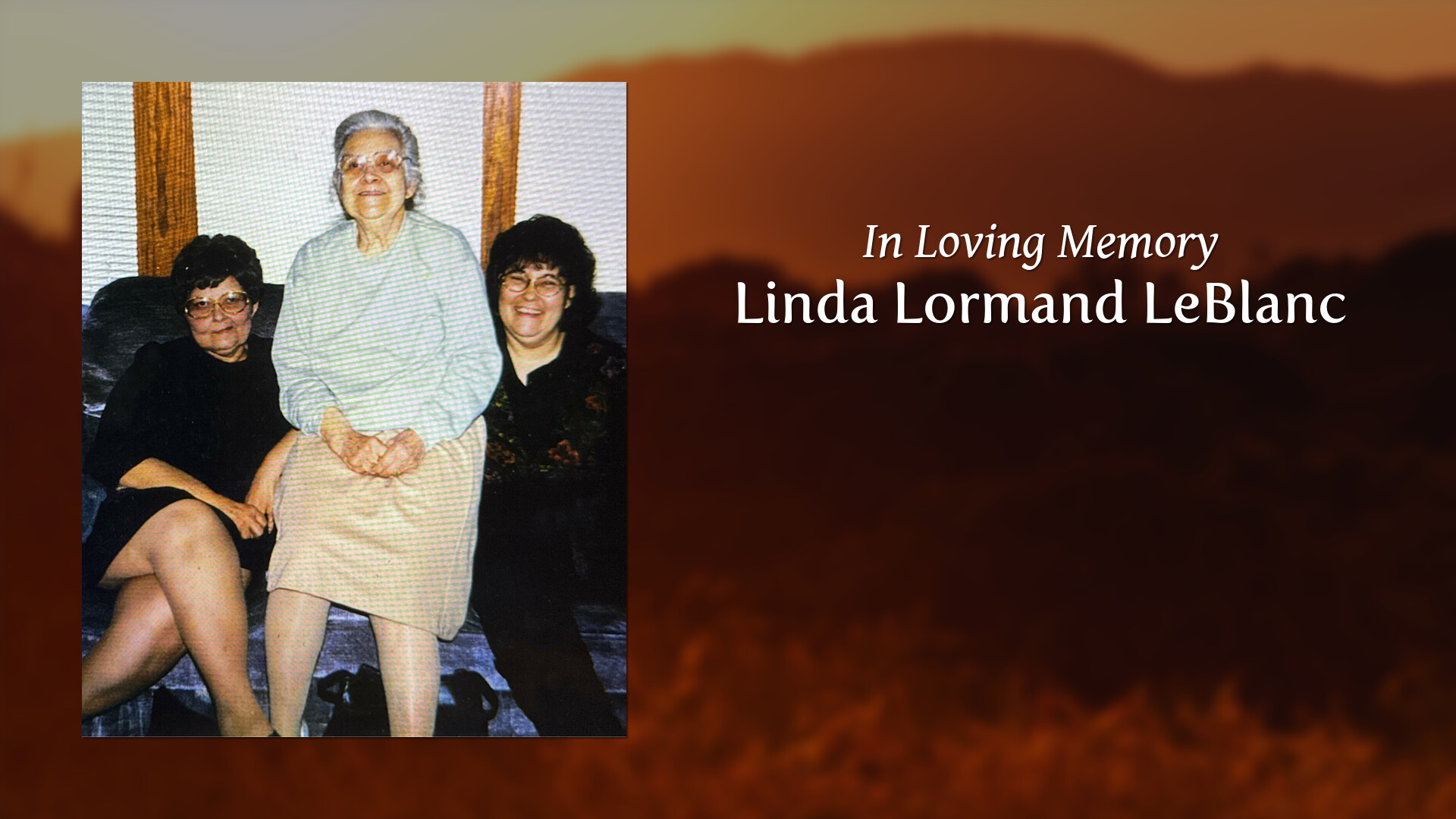 Linda Lormand LeBlanc Tribute Video(01)
