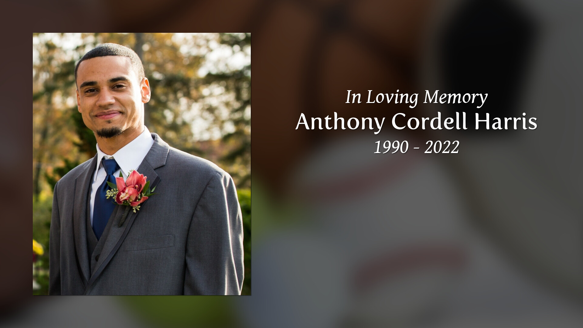 Anthony Cordell Harris Tribute Video