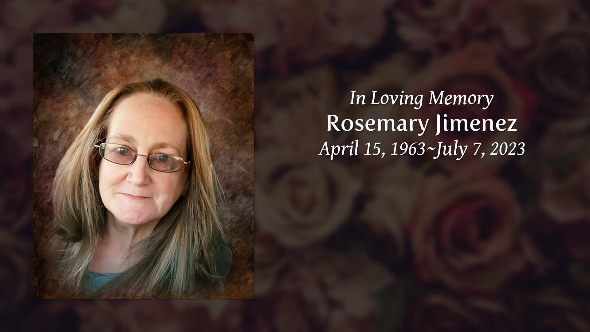 Rosemary Jimenez Tribute Video