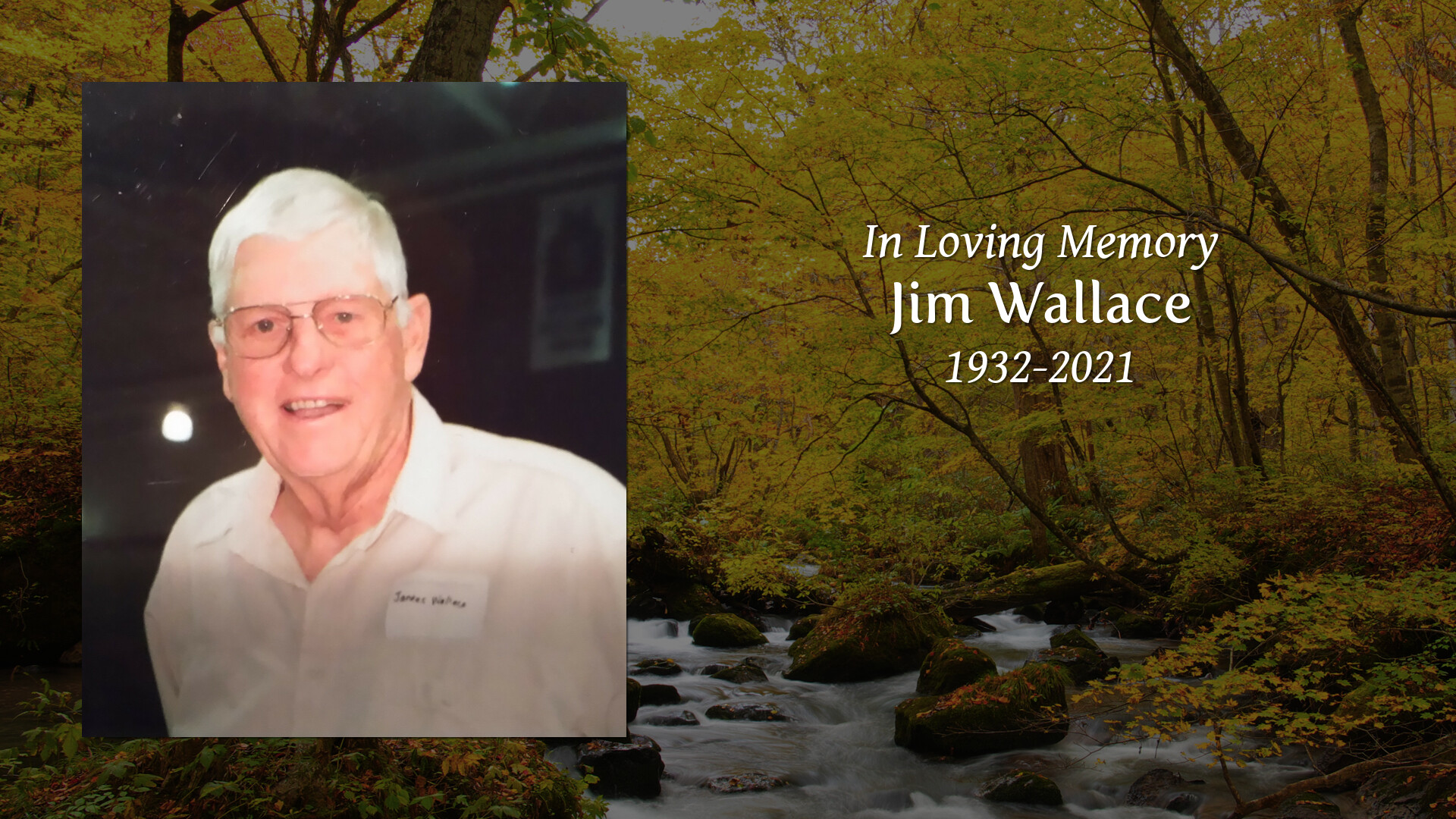 Jim Wallace Tribute Video