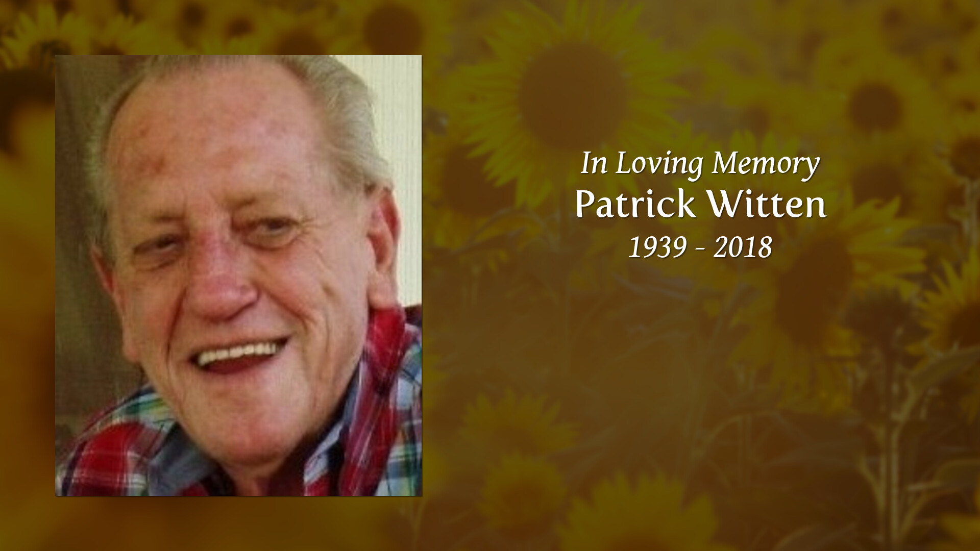 Patrick Witten Tribute Video