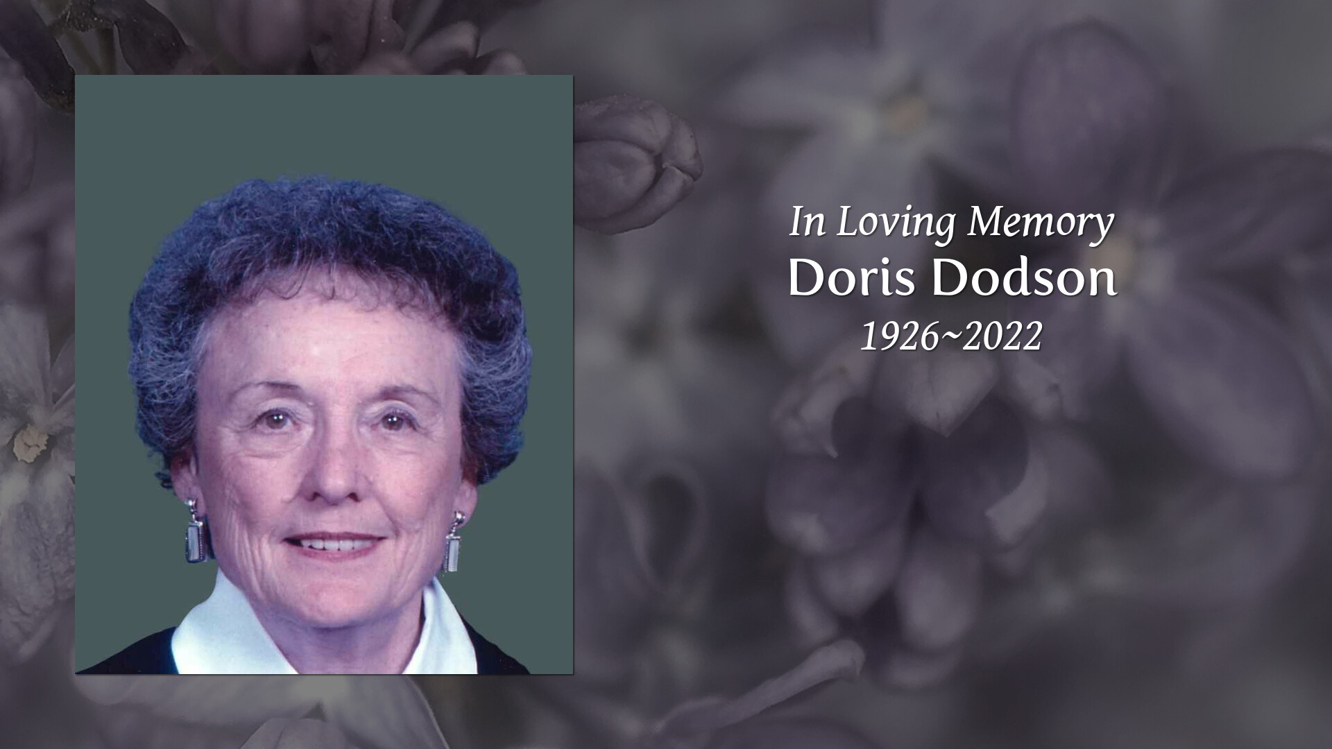 Doris Dodson Tribute Video