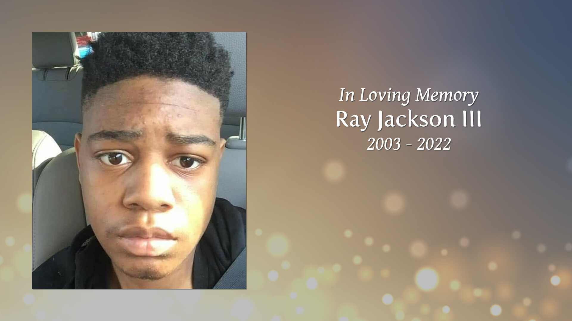 Ray Jackson III Tribute Video