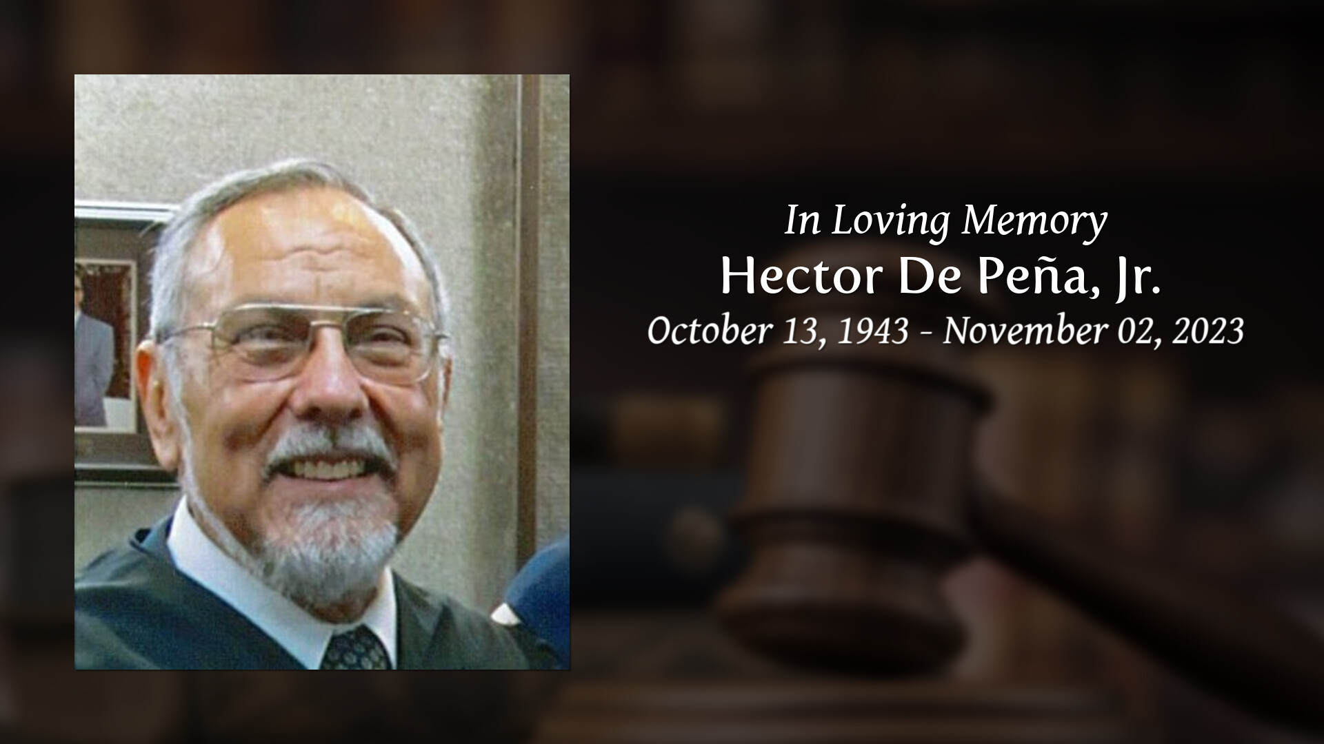 Hector De Peña, Jr. Tribute Video
